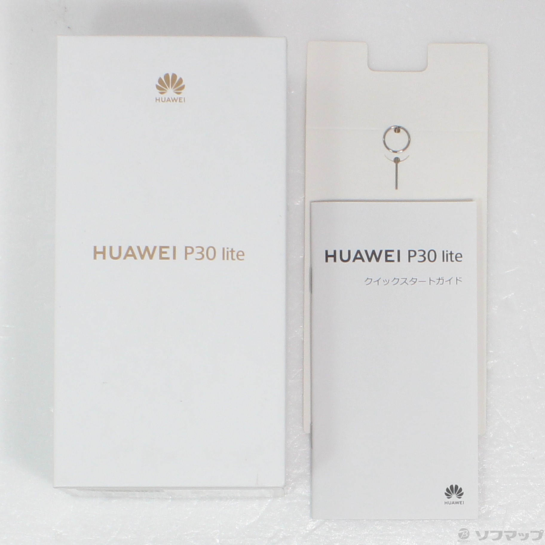 中古】HUAWEI P30 lite 64GB パールホワイト MAR-LX2J SIMフリー 