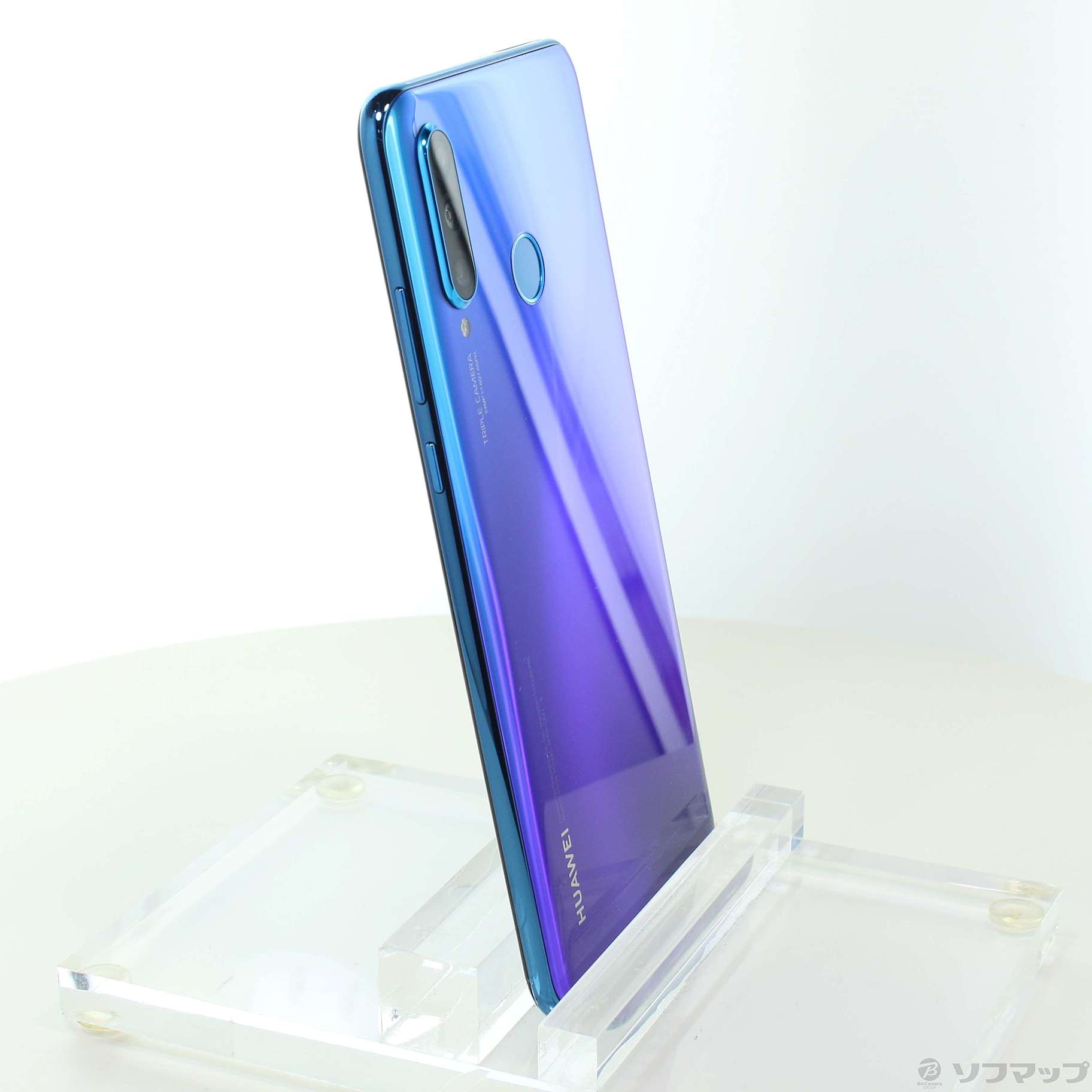 中古】HUAWEI P30 lite 64GB ピーコックブルー MAR-LX2J SIMフリー