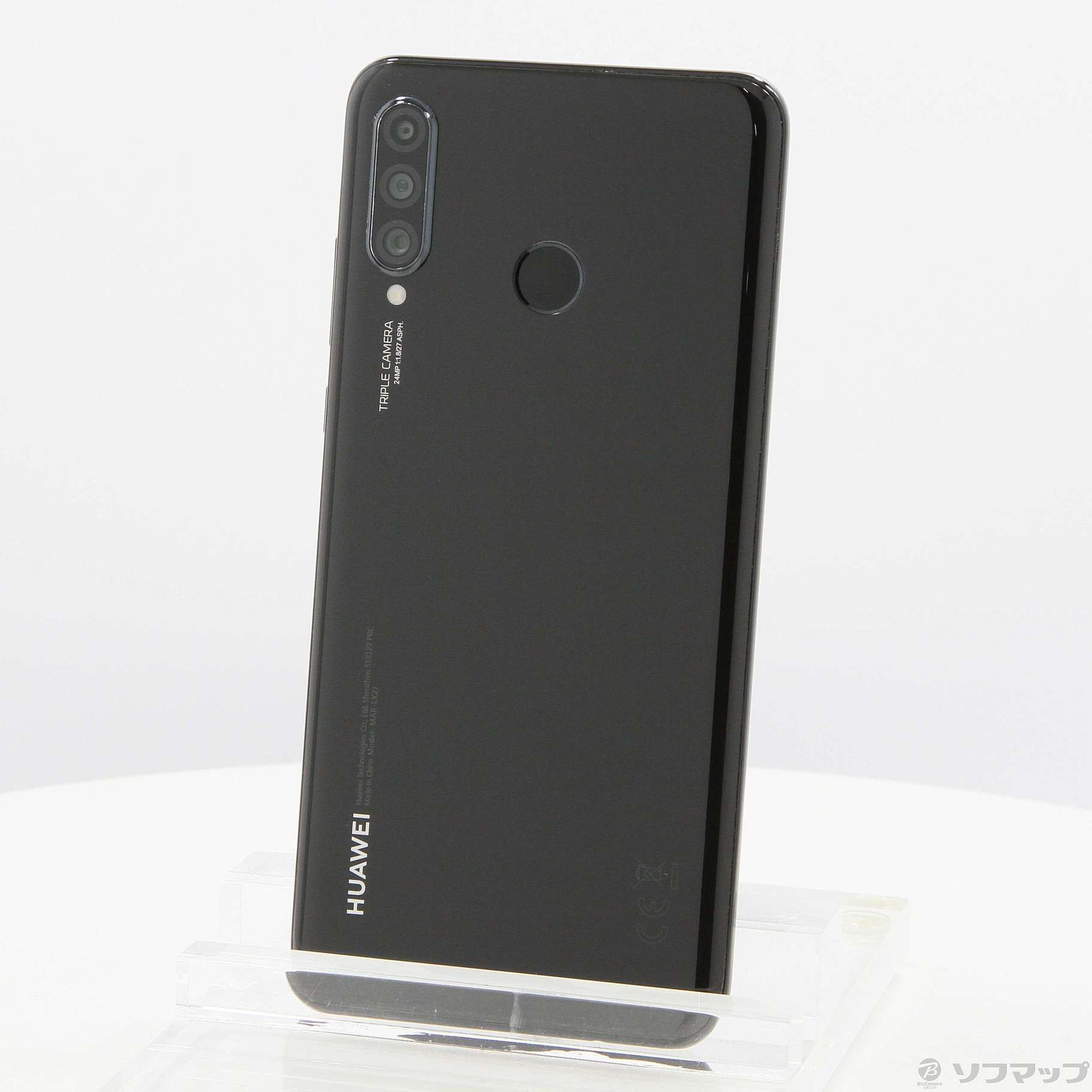 中古品无HUAWEI P30 lite 64GB午夜黑色MAR-LX2J SIM|no邮购是Sofmap