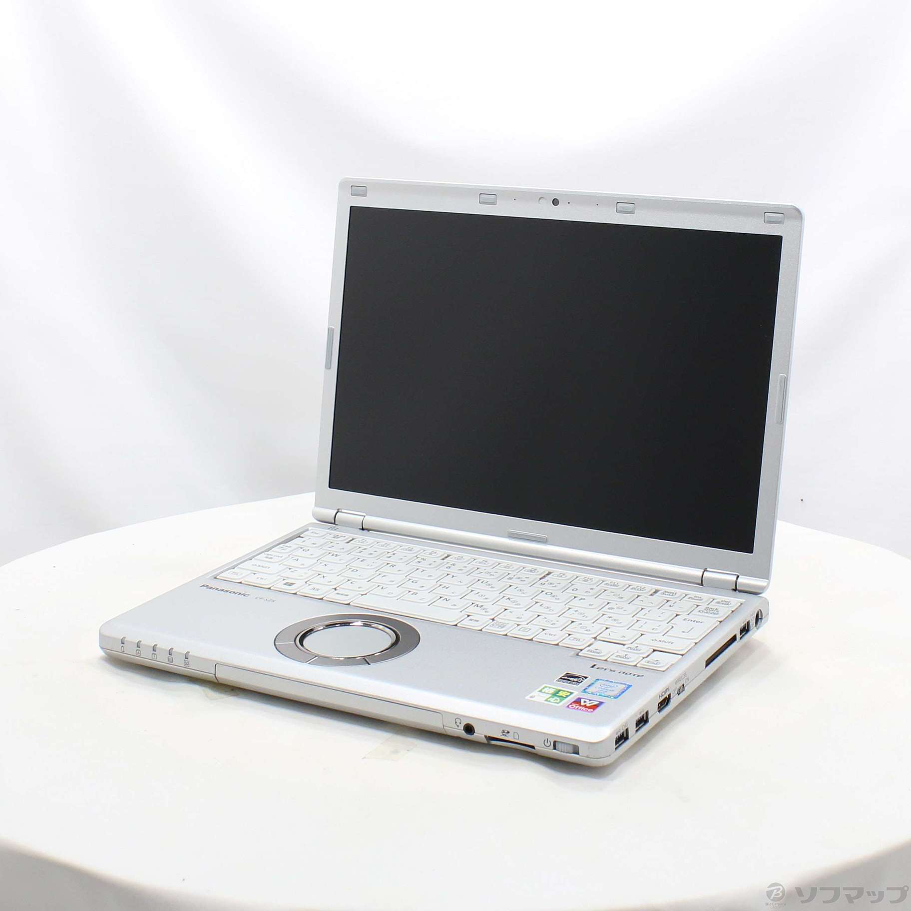 〔中古品〕 格安安心パソコン Lets note SZ5 CF-SZ5PDY6S シルバー ［Core i5 6300U  (2.4GHz)／8GB／SSD256GB／12.1インチワイド］