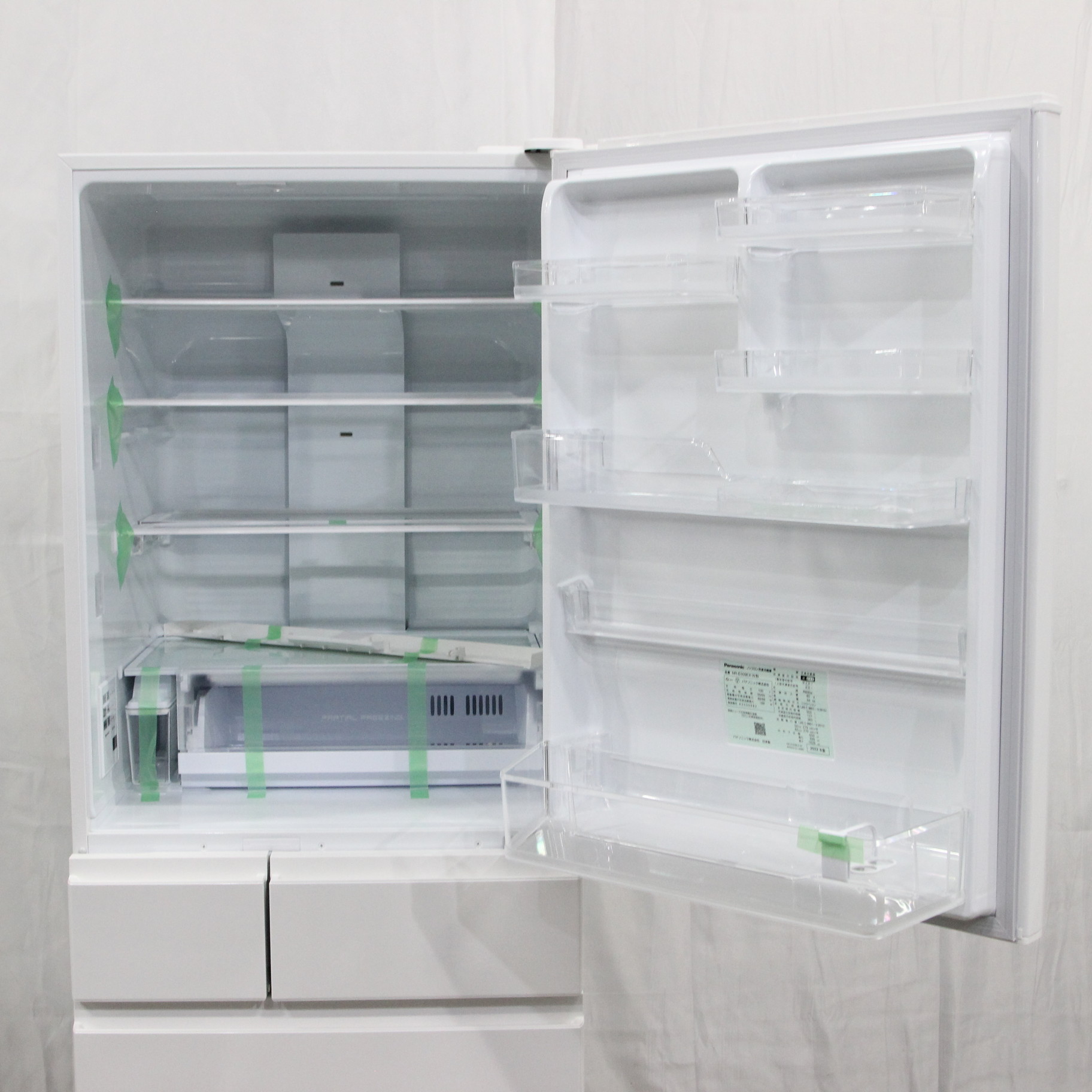 中古】〔展示品〕 冷蔵庫 EXタイプ ハーモニーホワイト NR-E509EX-W