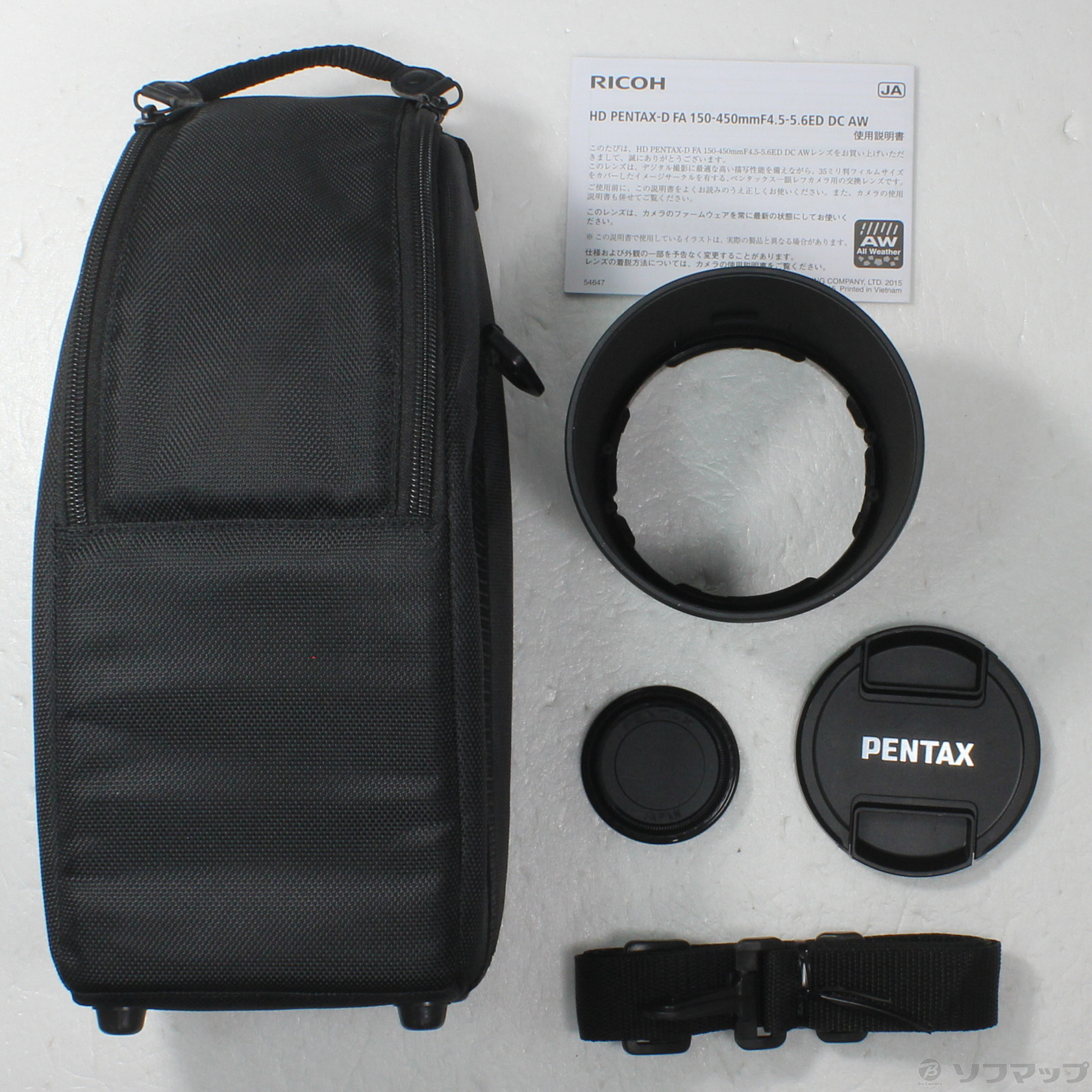 中古品〕 HD PENTAX D FA 150-450mm F4.5-5.6 ED DC AW (レンズ)｜の