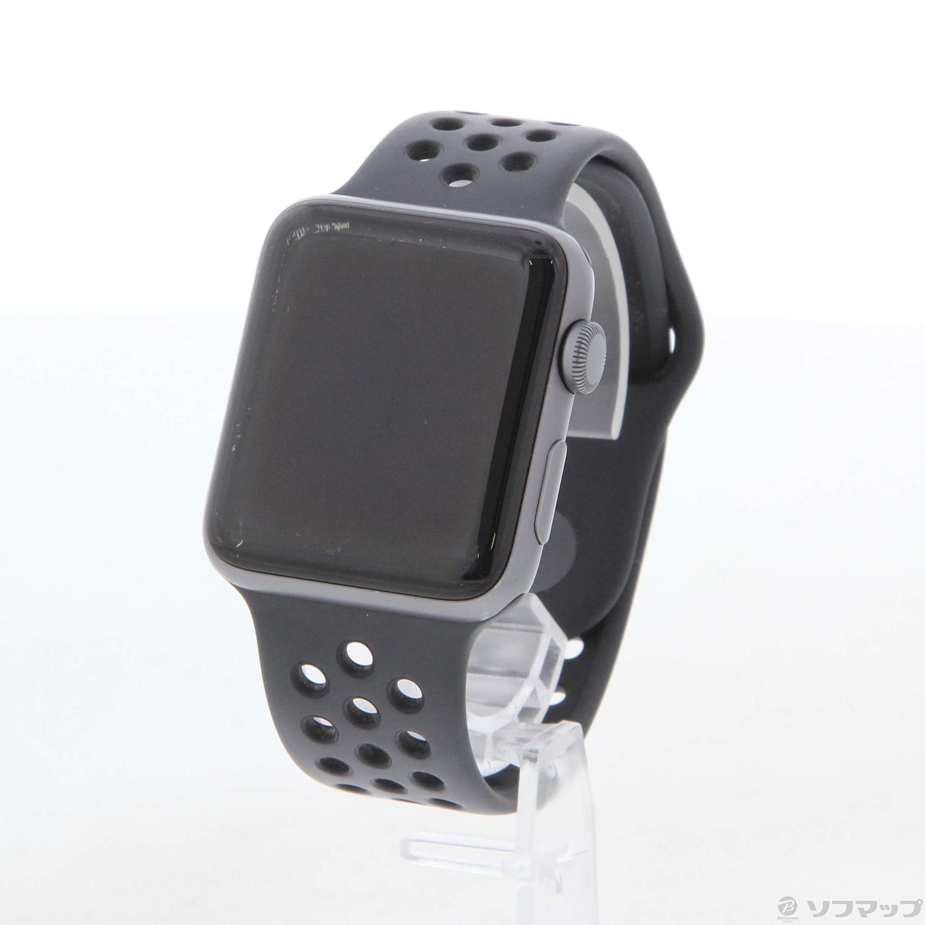 Apple Watch Series 3 Nike+ GPS 42mm スペースグレイアルミニウムケース アンスラサイト／ブラックNikeスポーツバンド