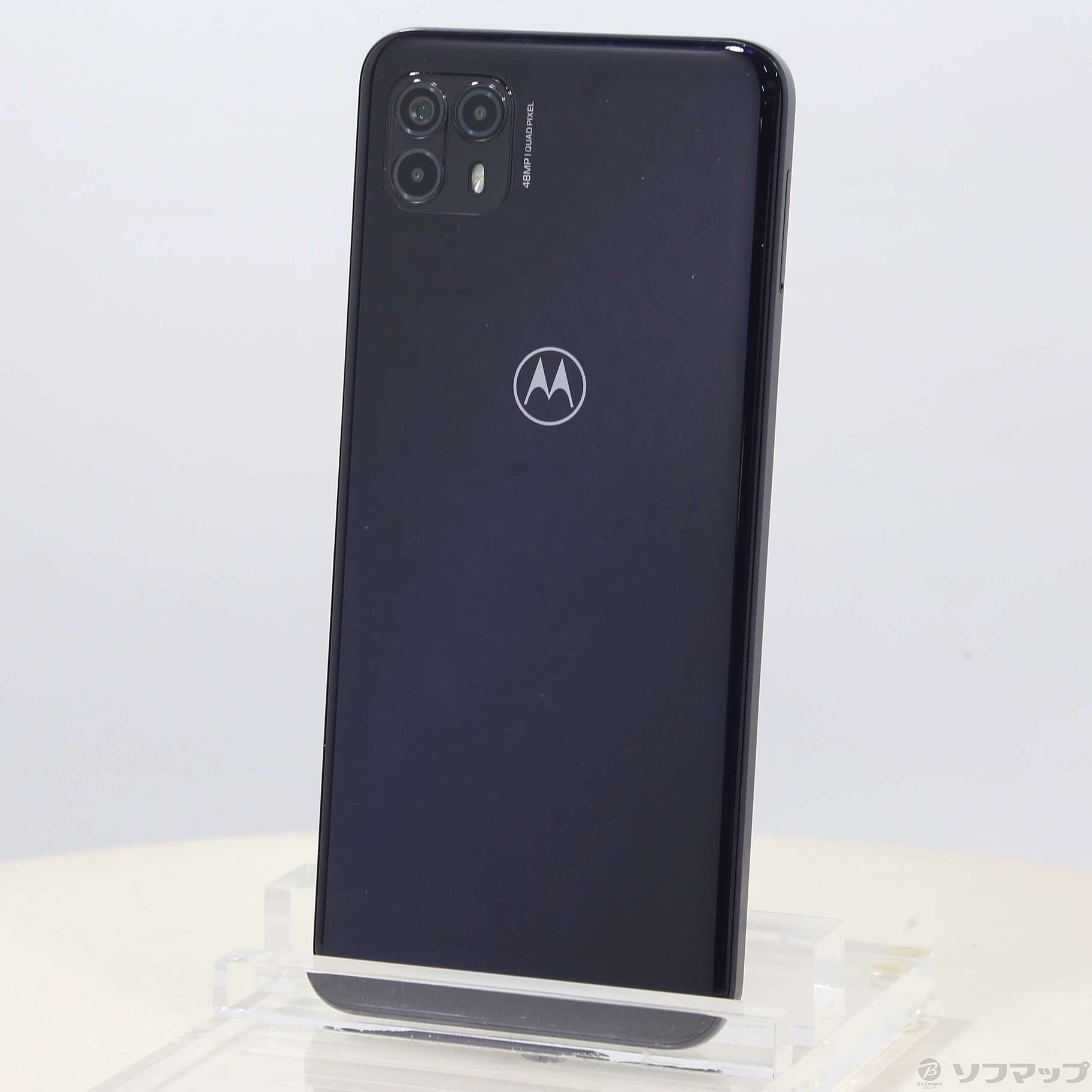中古】〔展示品〕 moto g50 5G 128GB メテオグレイ PAR70000JP SIM