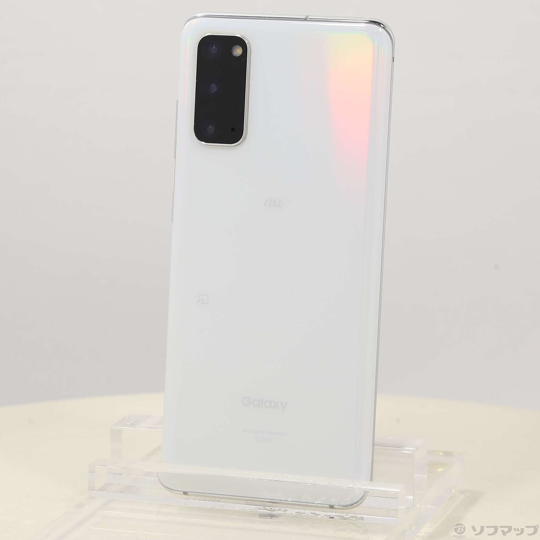 中古】Galaxy S20 5G 128GB クラウドホワイト SCG01 auロック解除SIM