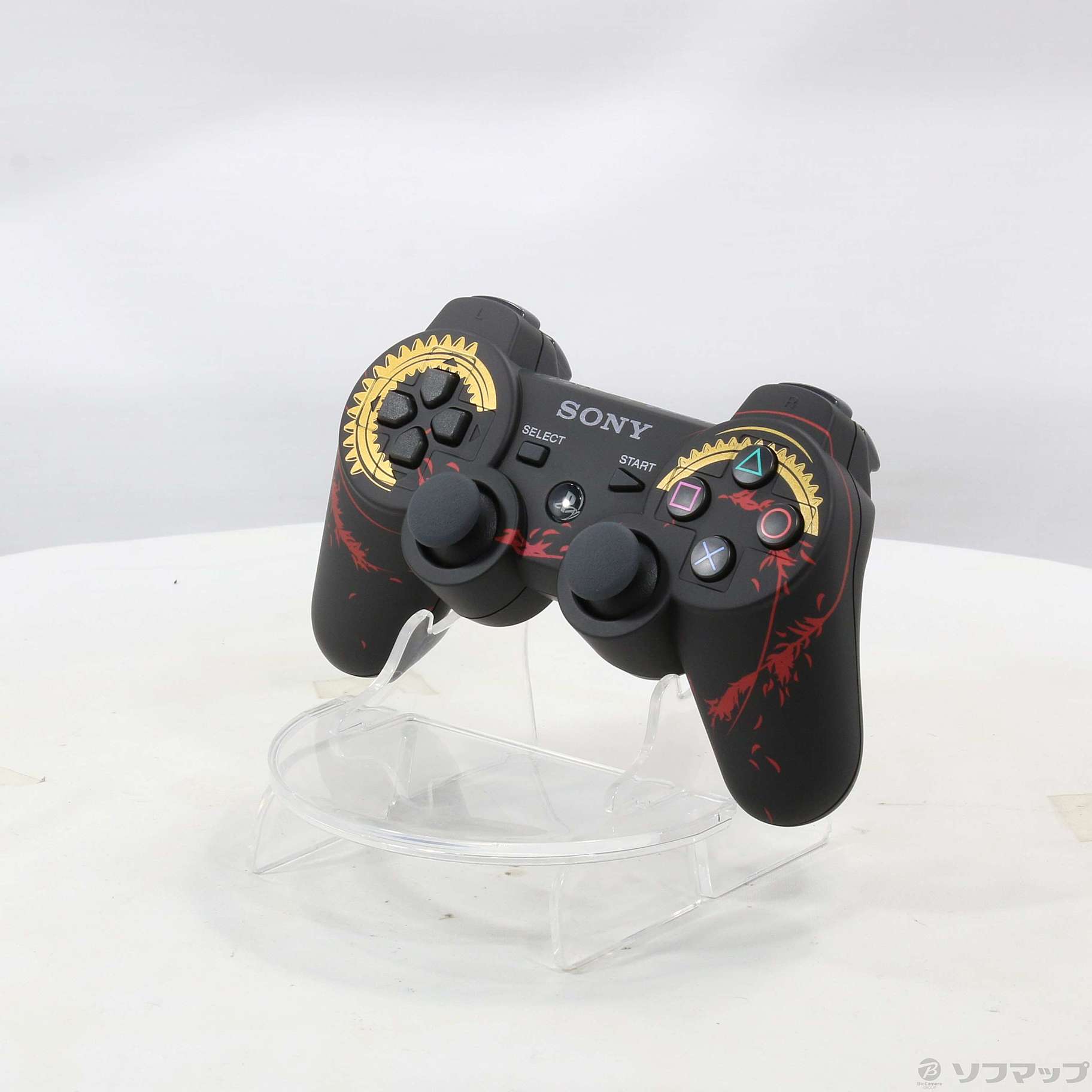 〔中古品〕 ワイヤレスコントローラ (DUALSHOCK 3) テイルズ オブ エクシリア2 オリジナルデザイン 【PS3】