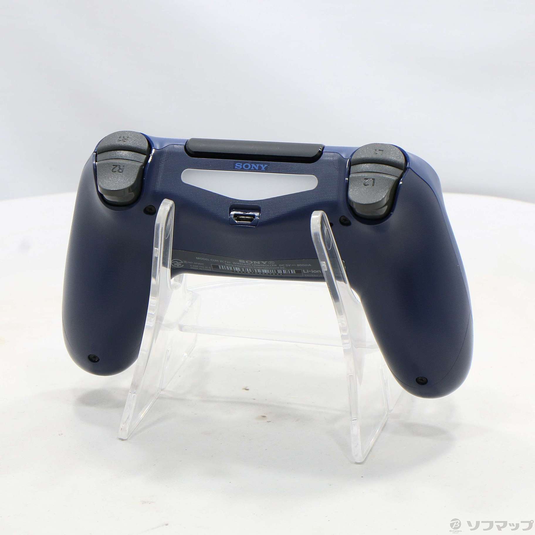 中古】ワイヤレスコントローラー DUALSHOCK4 ミッドナイト・ブルー