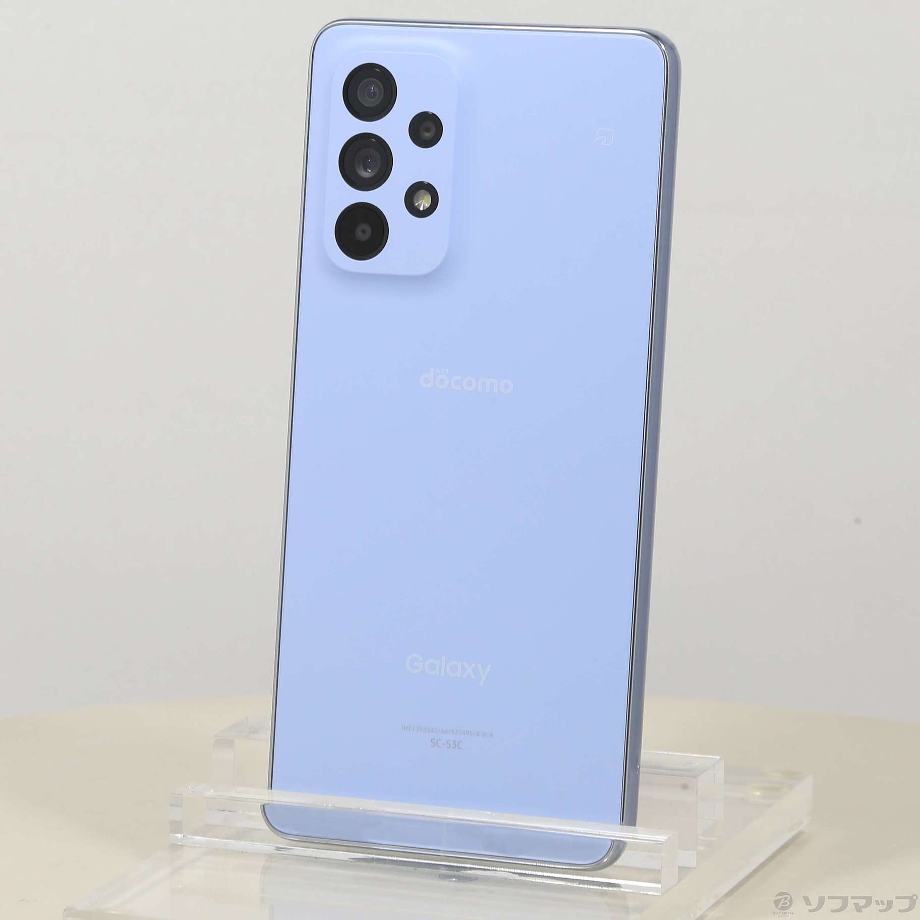 中古】GALAXY A53 5G 128GB オーサムブルー SC-53C docomoロック解除