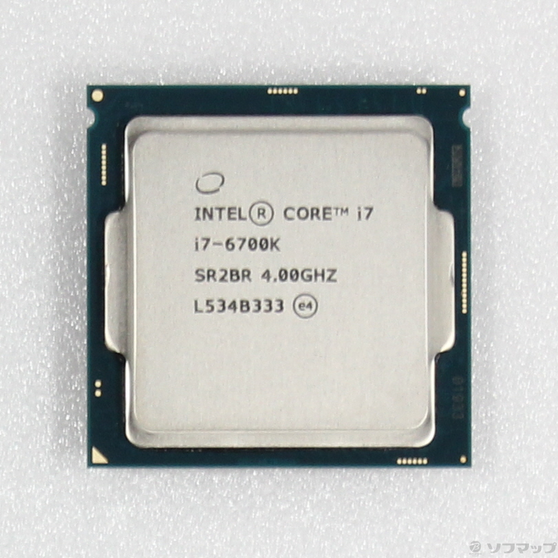 中古】Core i7 6700K 〔4.0GHz／LGA 1151〕 [2133048884887] - リコレ！|ビックカメラグループ  ソフマップの中古通販サイト