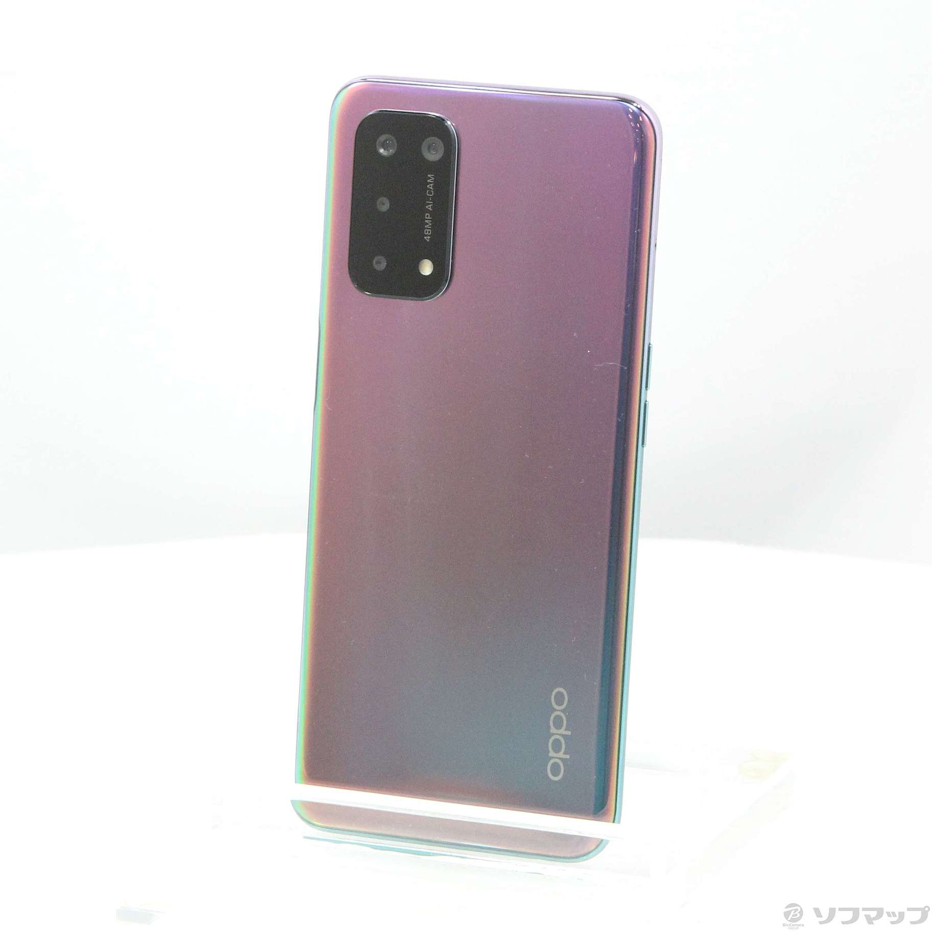 中古】OPPO A54 5G 64GB ファンタスティックパープル OPG02 auロック