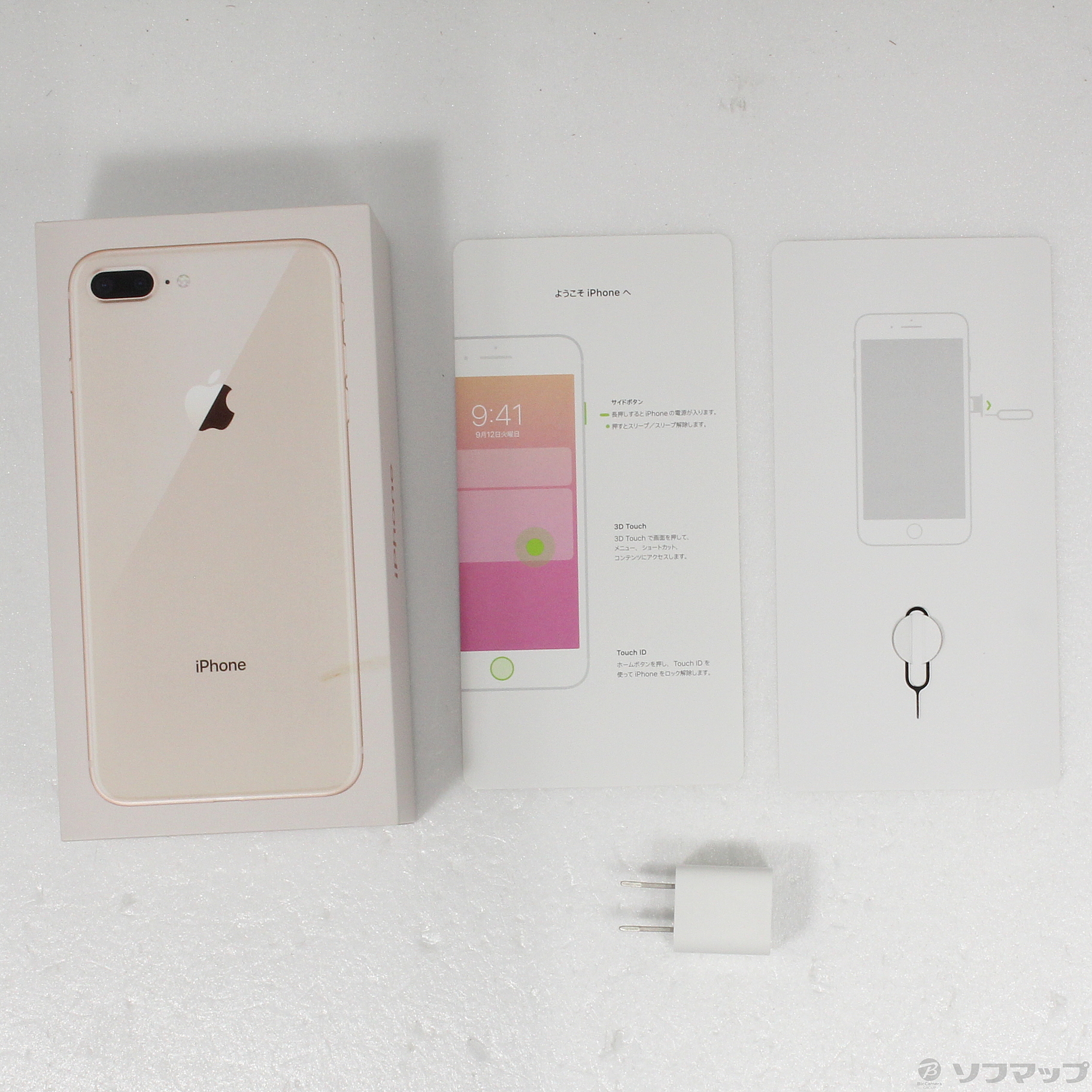 中古品iPhone8 Plus 64GB黄金MQ9M2J/A SoftBank|no邮购是Sofmap[sofmap]