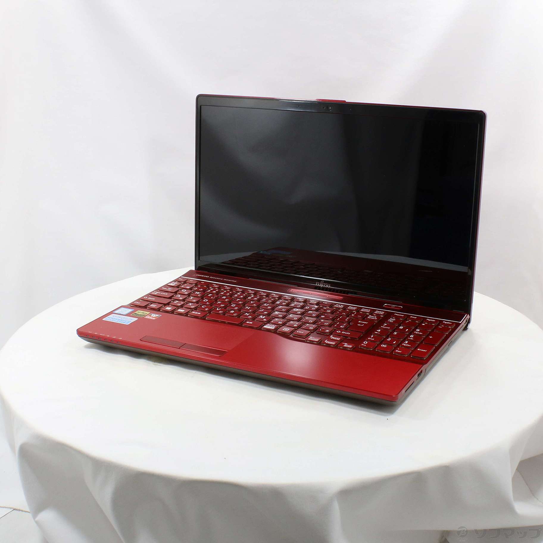 LIFEBOOK AH53／B3 FMVA53B3R ガーネットレッド 〔Windows 10〕 ［Core i7 8550U  (1.8GHz)／8GB／HDD1TB／15.6インチワイド］