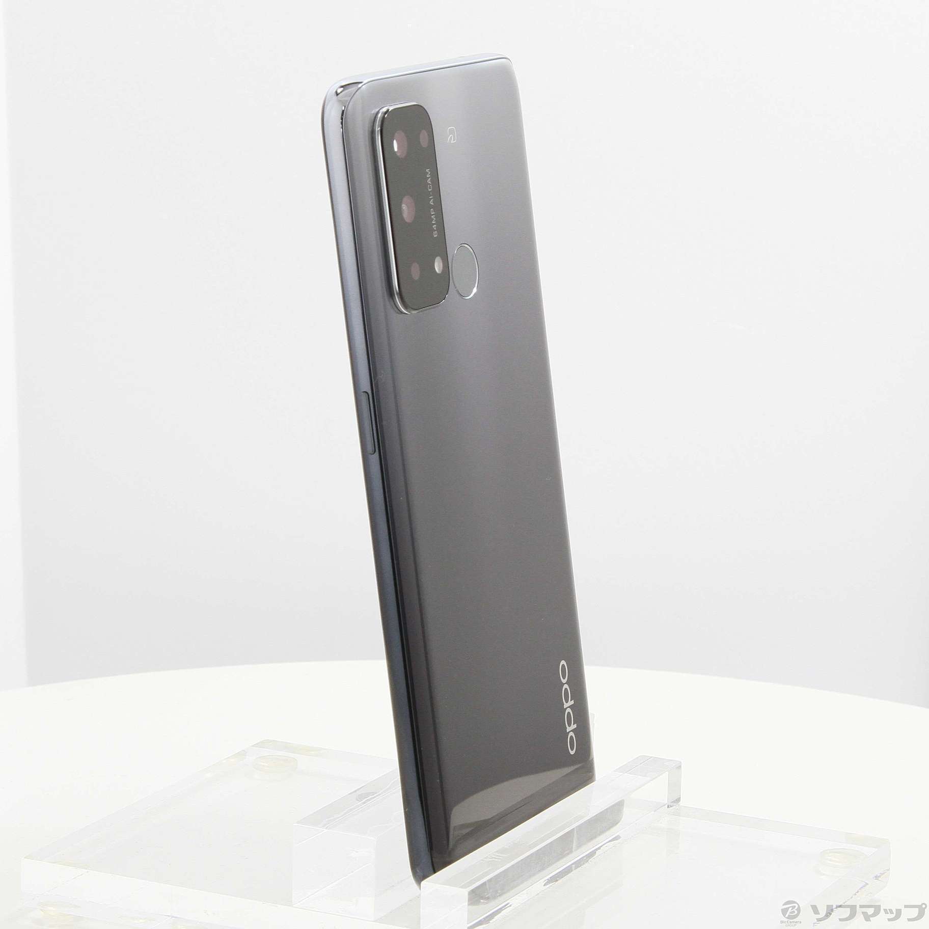 中古】OPPO Reno5 A 128GB シルバーブラック A103OP Y!mobile