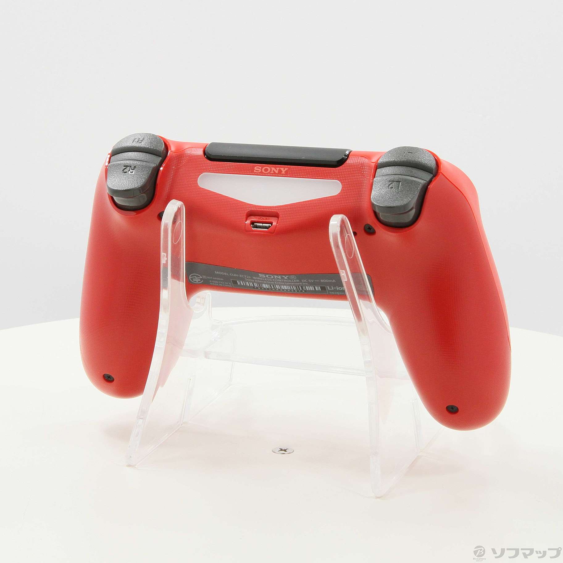 中古】ワイヤレスコントローラー DUALSHOCK4 CUH-ZCT2J1 マグマ