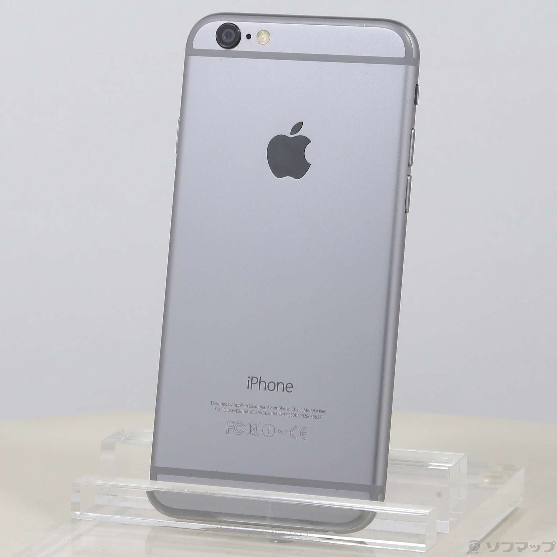 iPhone6 16GB スペースグレイ MG472J／A SoftBank