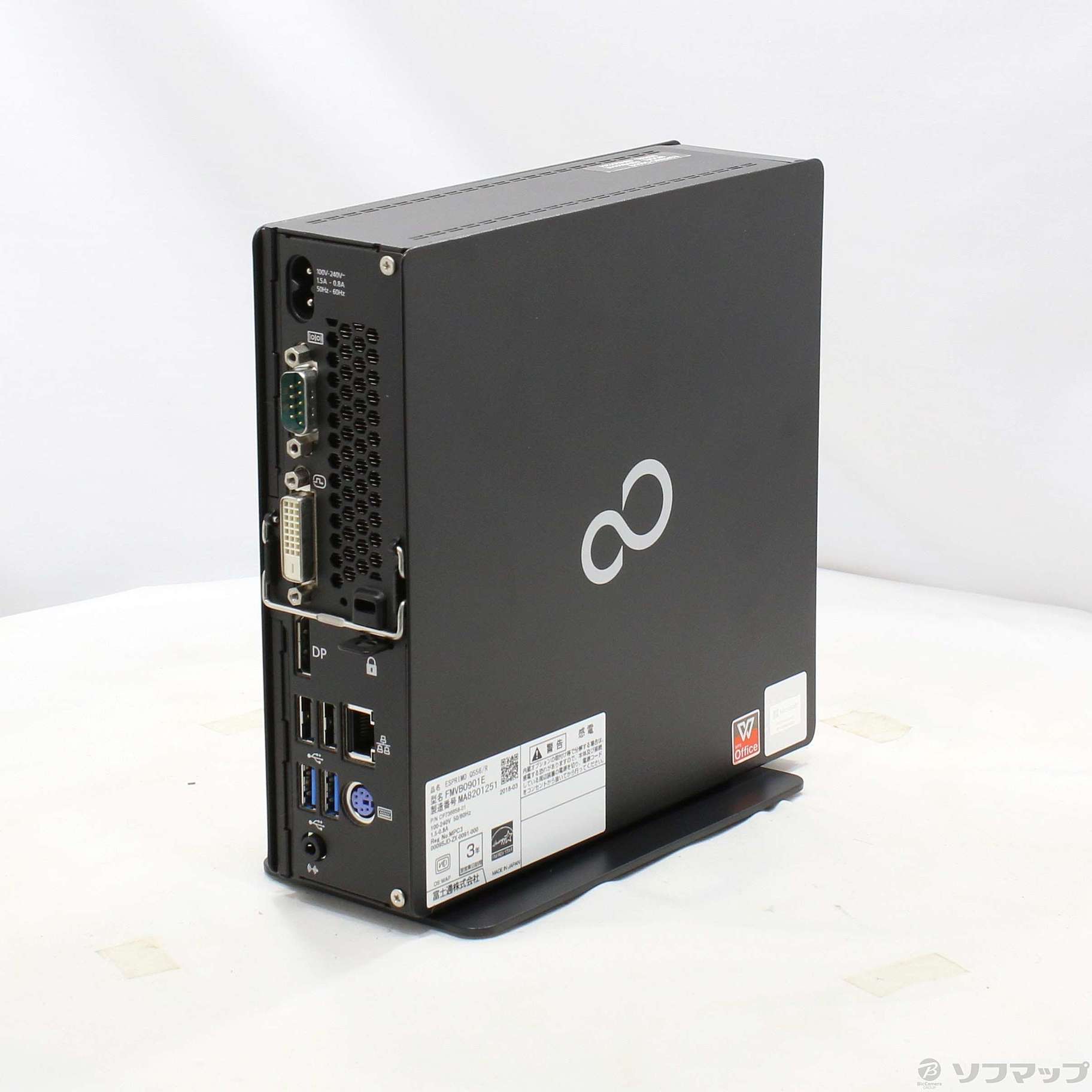 中古】ESPRIMO Q556／R FMVB0901E ［Core i5 6500T (2.5GHz)／8GB