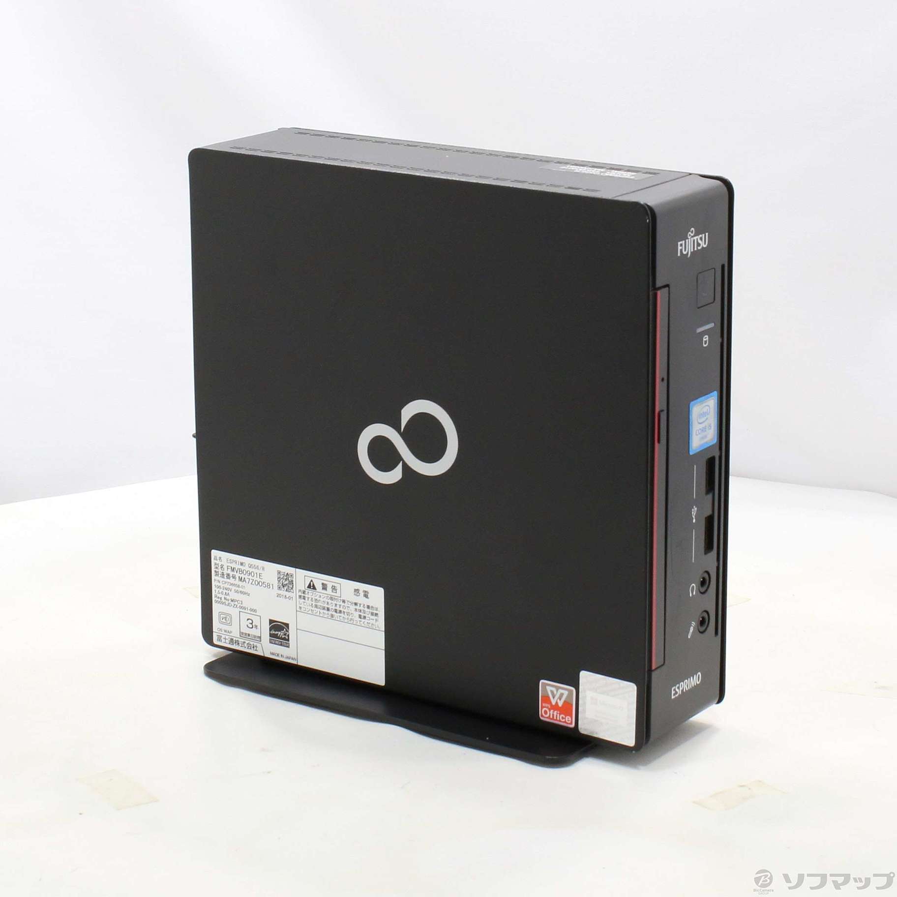 中古】ESPRIMO Q556／R FMVB0901E ［Core i5 6500T (2.5GHz)／8GB／SSD240GB／］  [2133048963940] - リコレ！|ビックカメラグループ ソフマップの中古通販サイト