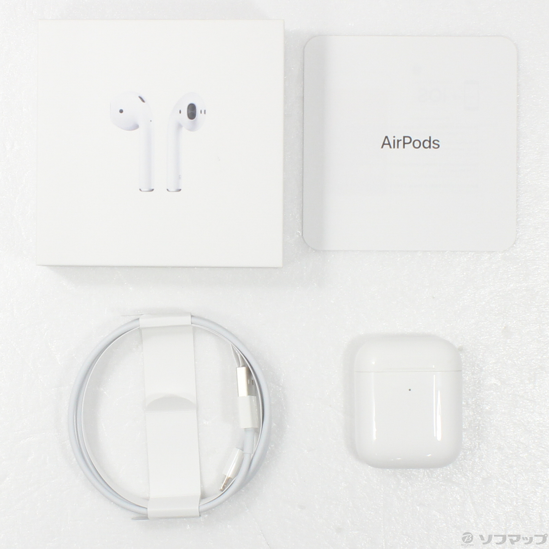 中古品〕 AirPods 第2世代 with Wireless Charging Case MRXJ2J／A｜の