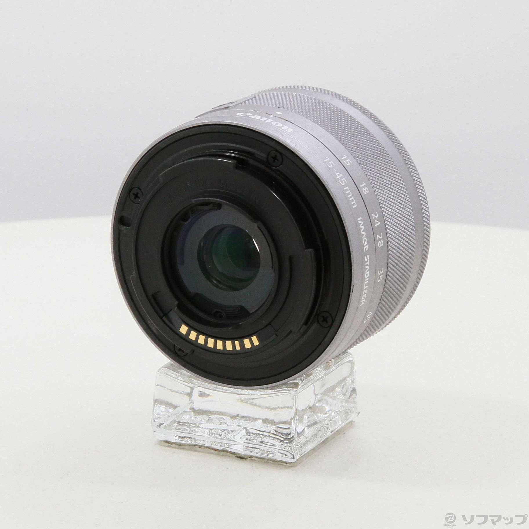 Canon EF-M 15-45 mm IS STM レンズ シルバーカメラ - レンズ(ズーム)