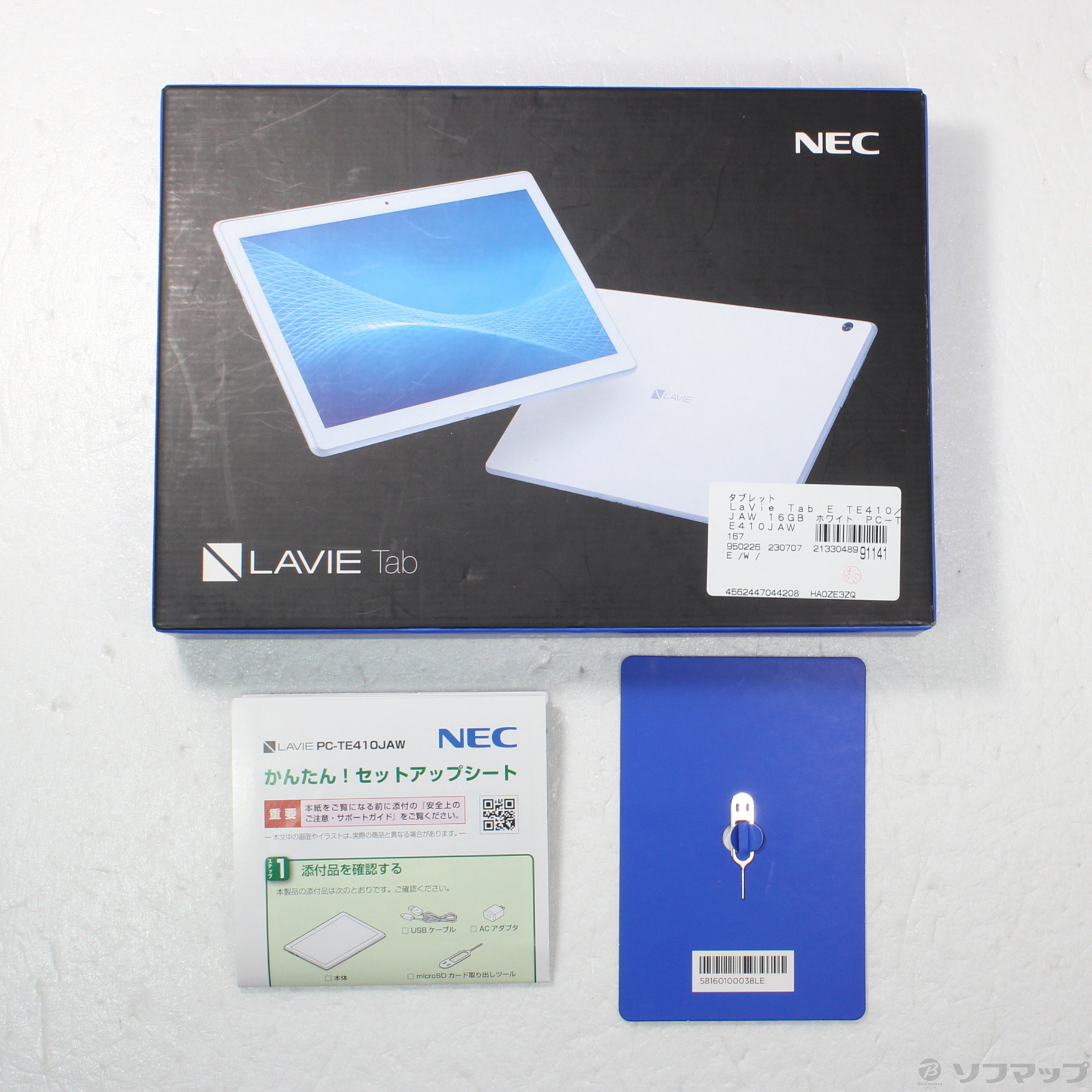 NEC 10.1型タブレットパソコン LAVIE Tab E TE410/JAWラヴィエ