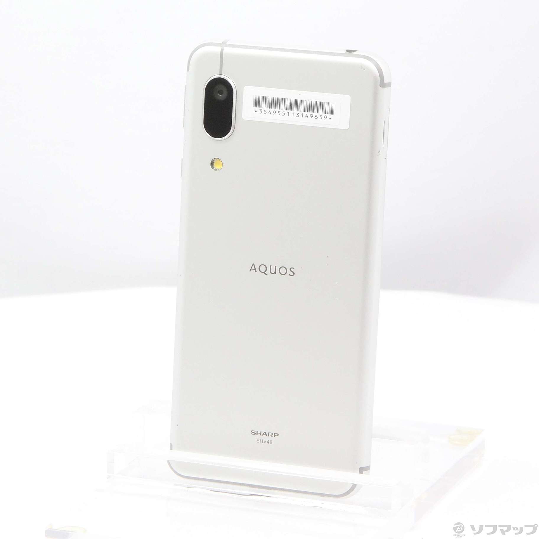 中古】AQUOS sense3 basic 32GB シルバー SHV48 auロック解除SIMフリー