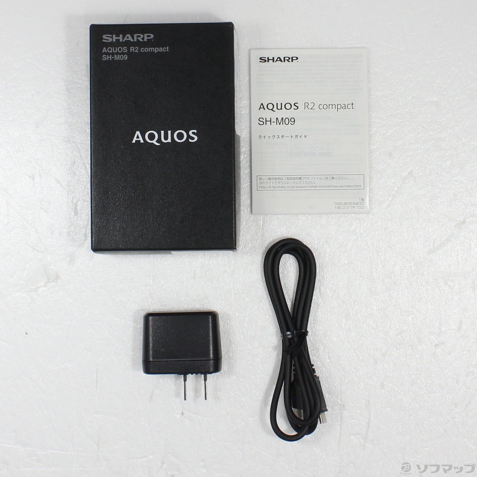 中古】AQUOS R2 compact 64GB ディープホワイト SH-M09 SIMフリー ...
