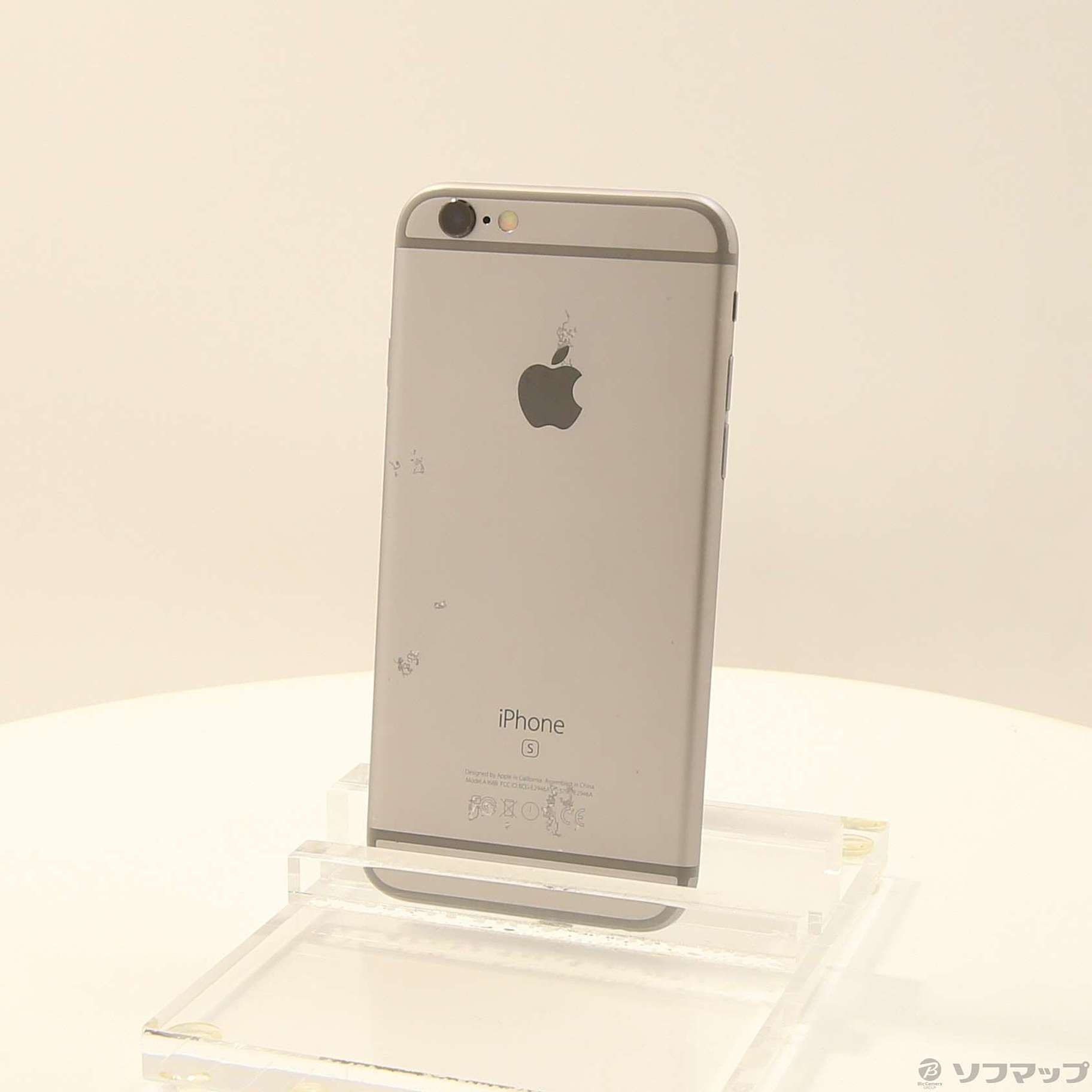 中古】iPhone6s 64GB スペースグレイ MKQN2J／A SIMフリー