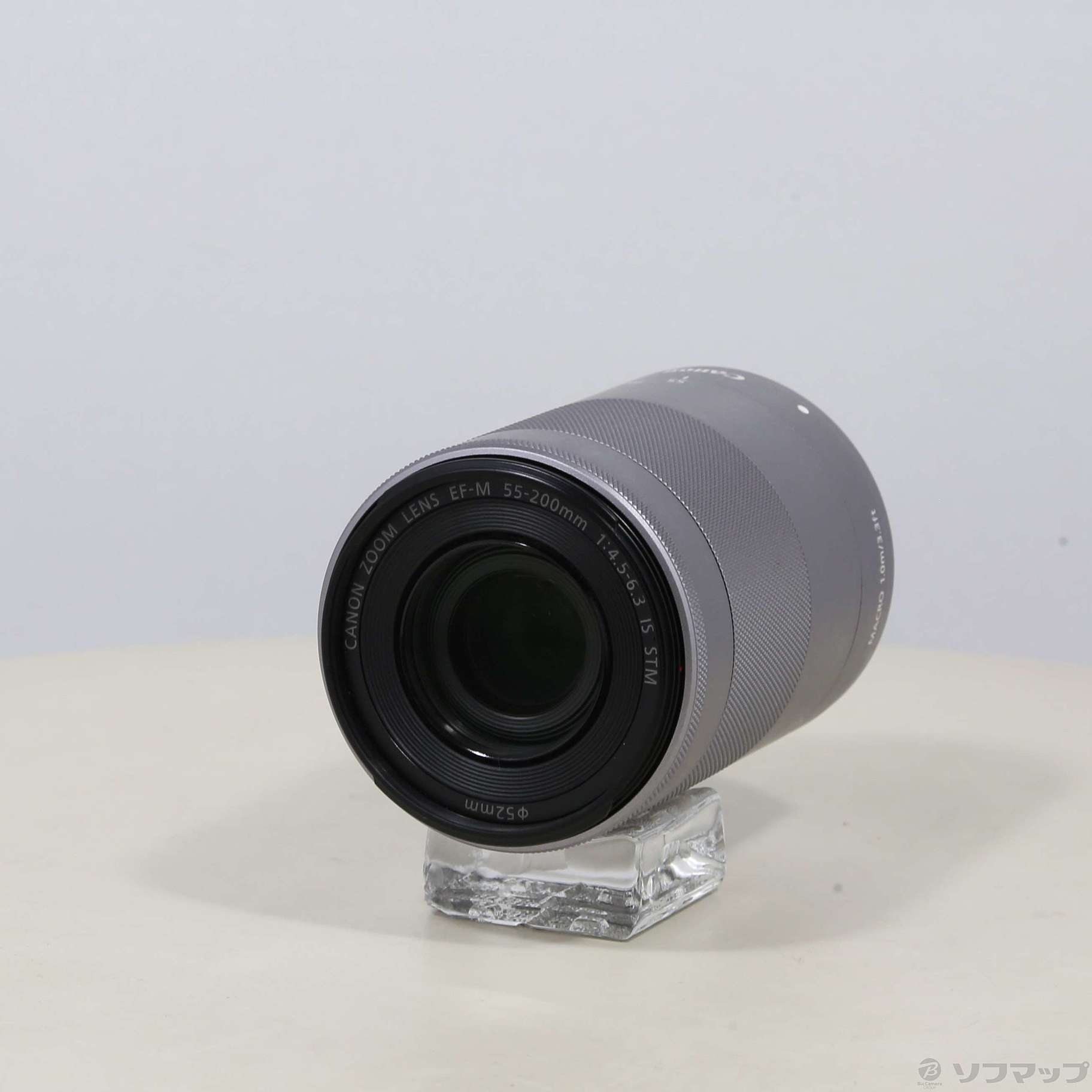 中古】EF-M55-200MM F4.5-6.3 IS STM シルバー [2133049022936