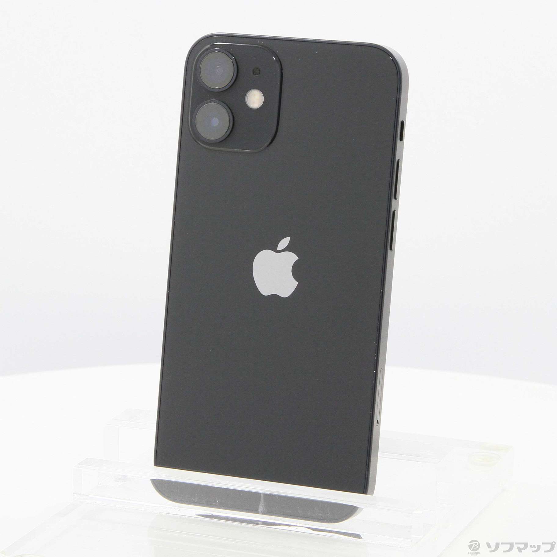 中古】iPhone12 mini 64GB ブラック MGA03J／A SIMフリー 