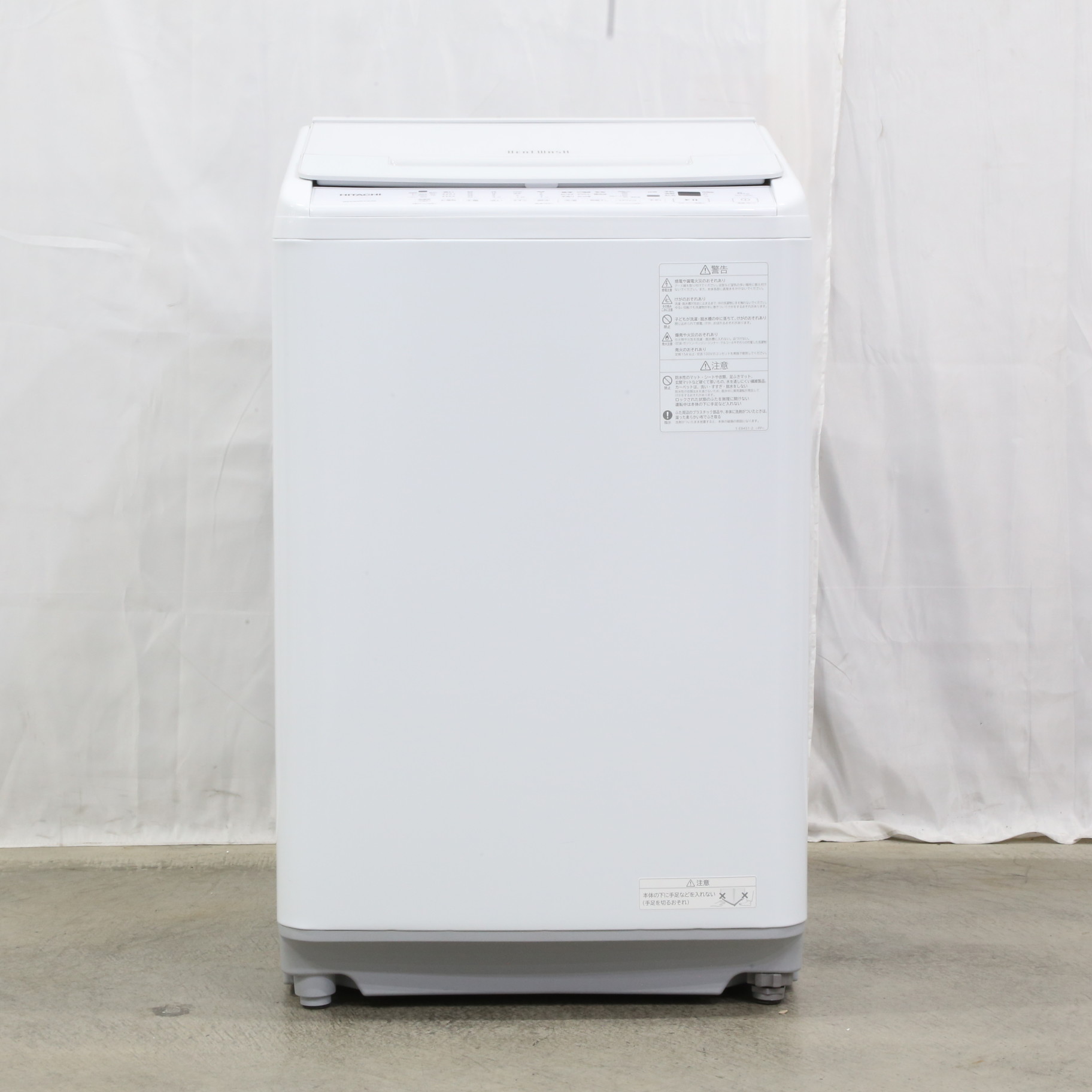 中古】〔展示品〕 全自動洗濯機 ホワイト BW-V80H-W ［洗濯8.0kg ／上 
