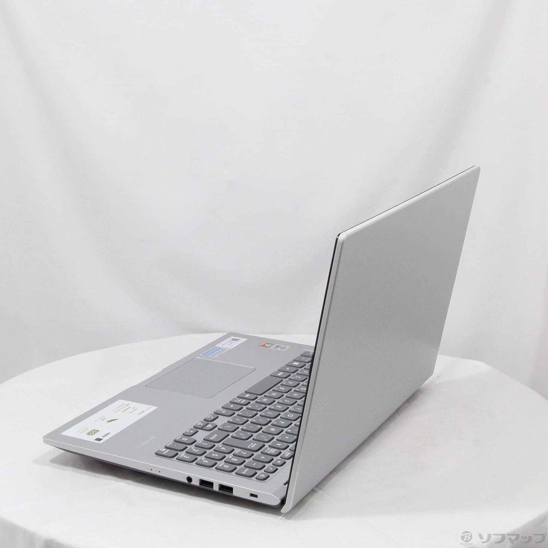 中古】ASUS X515JA X515JA-BQ129W トランスペアレントシルバー