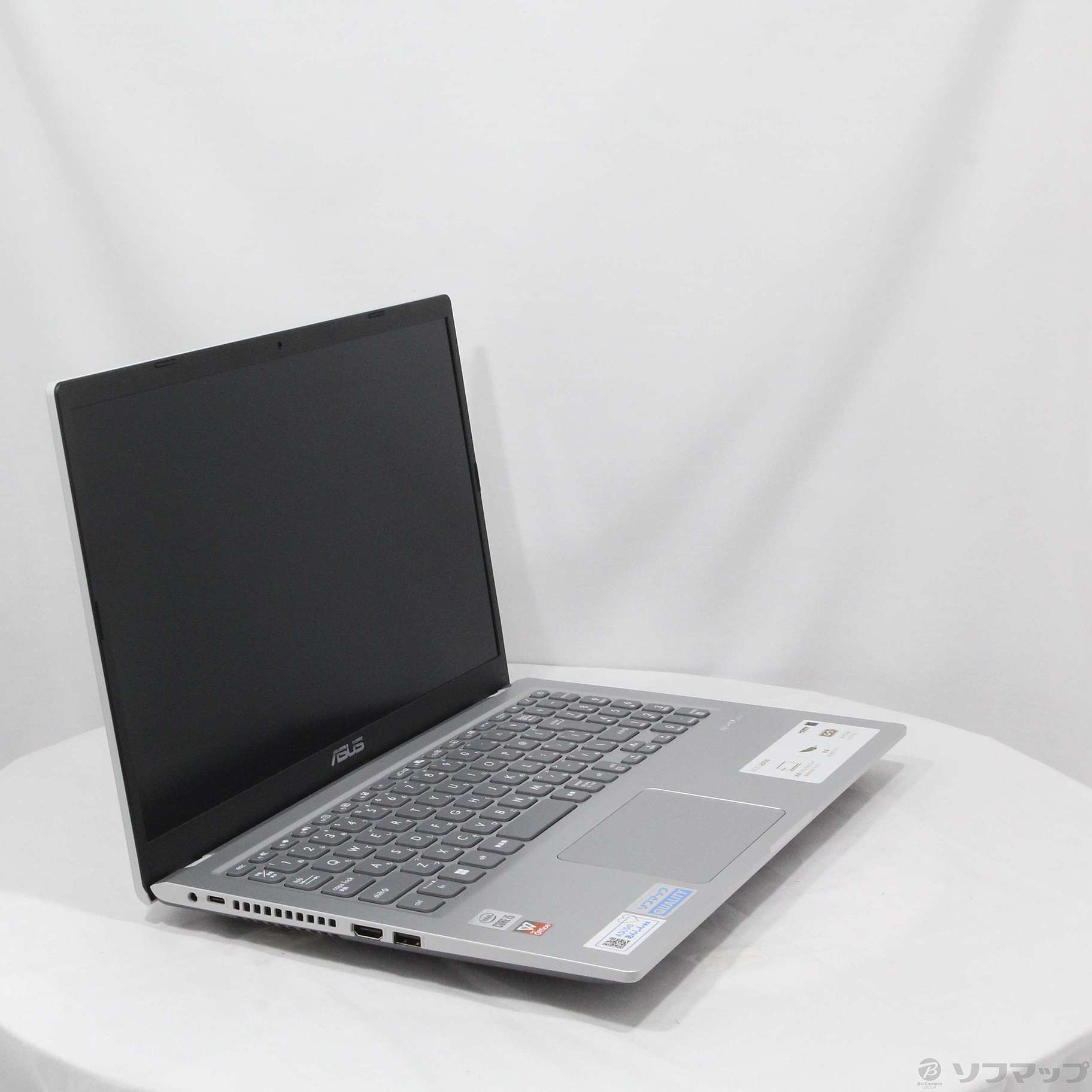 中古】ASUS X515JA X515JA-BQ129W トランスペアレントシルバー