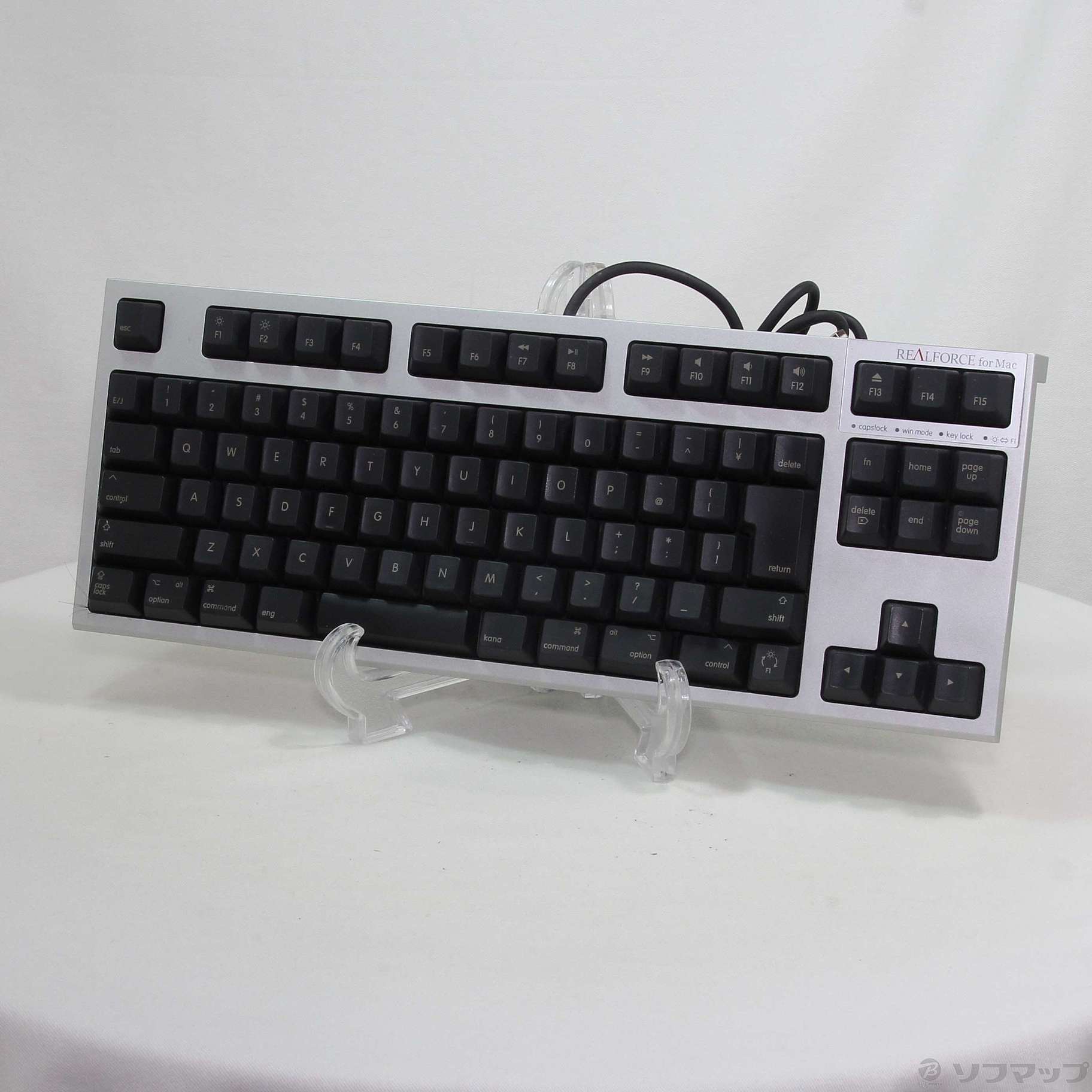 中古】REALFORCE TKL for Mac R2TL-JPVM-BK ブラック+シルバー