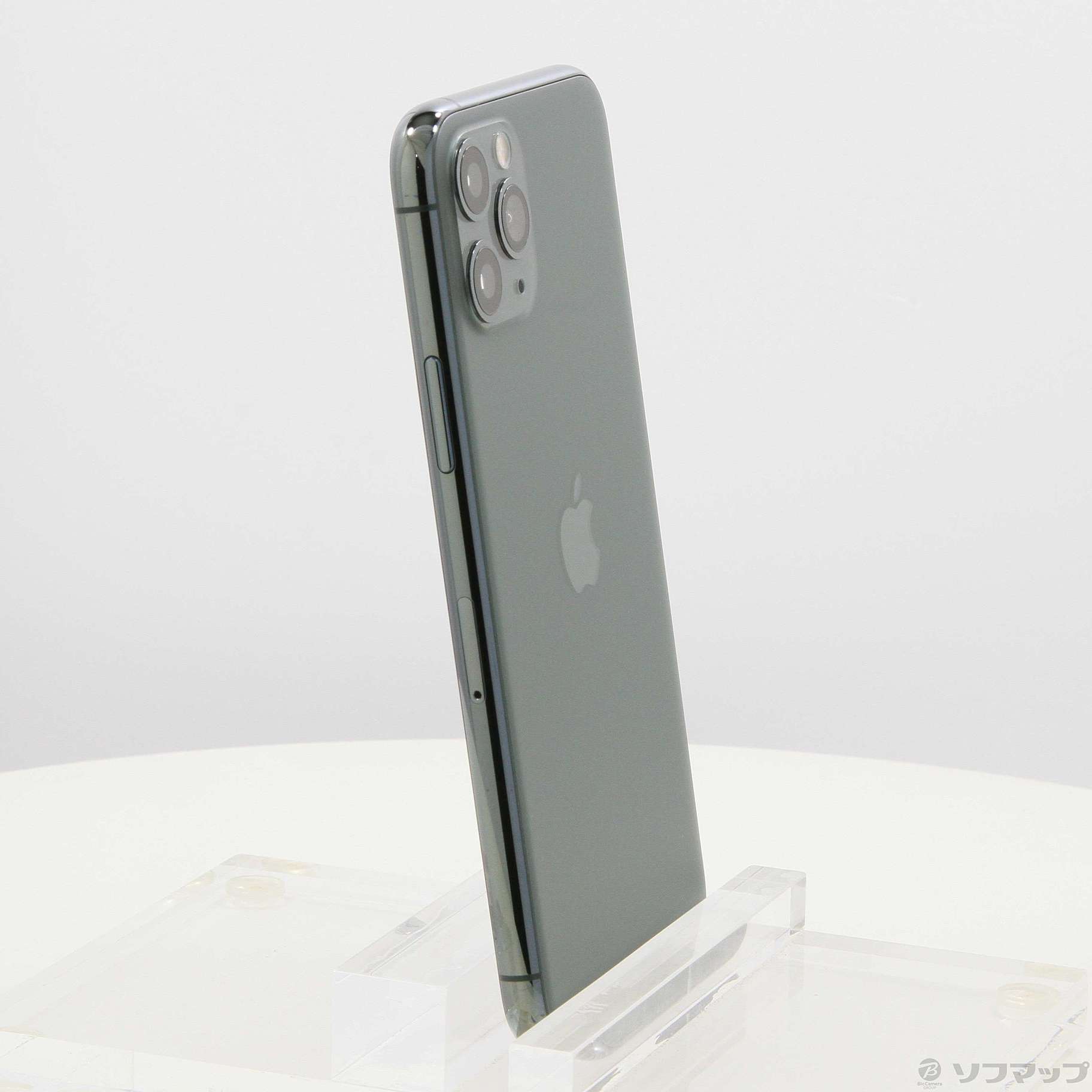 中古】iPhone11 Pro 256GB ミッドナイトグリーン MWCC2J／A SoftBank