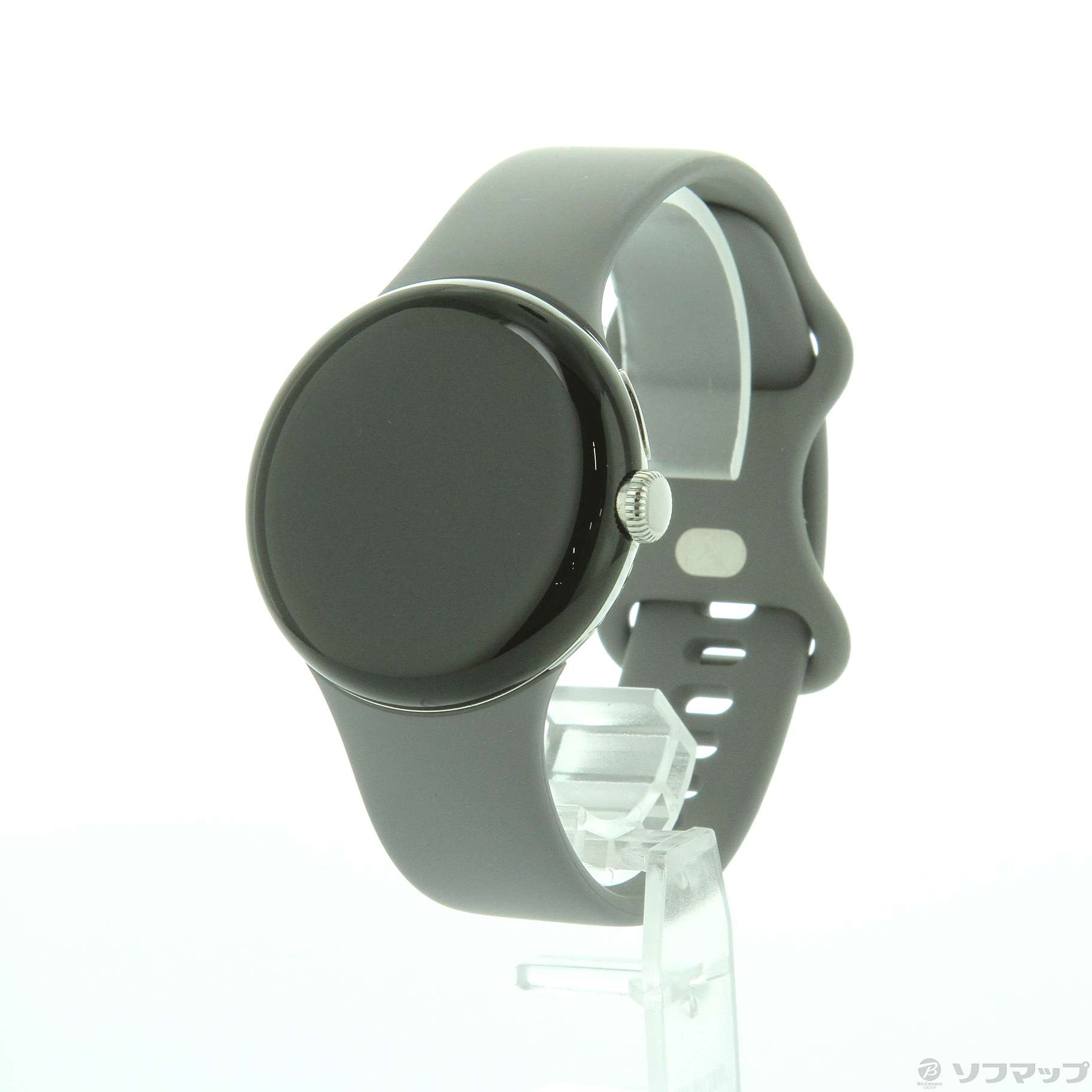 Google Pixel Watch, Polished Silver ケース