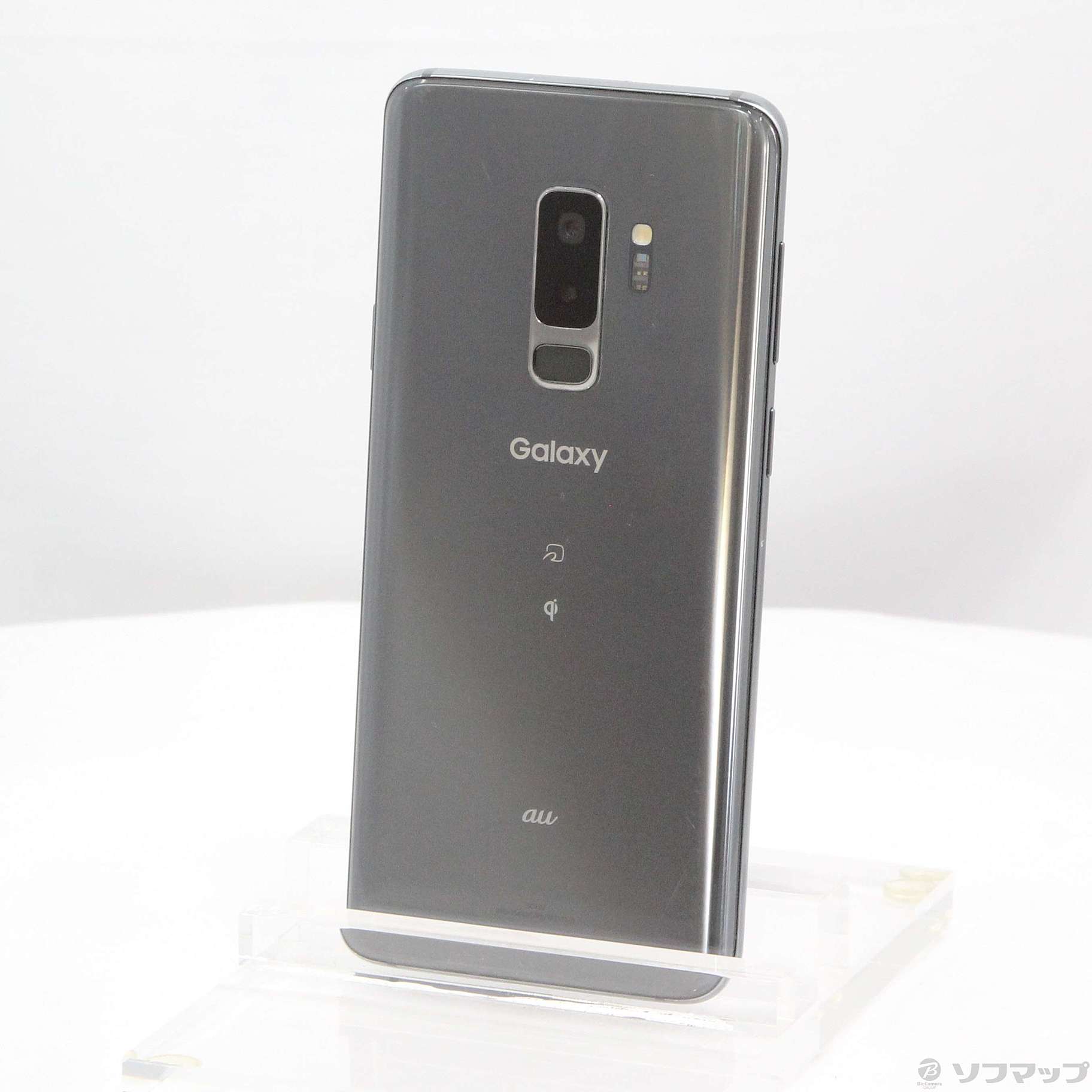 中古】GALAXY S9+ 64GB チタニウムグレー SCV39 auロック解除SIMフリー