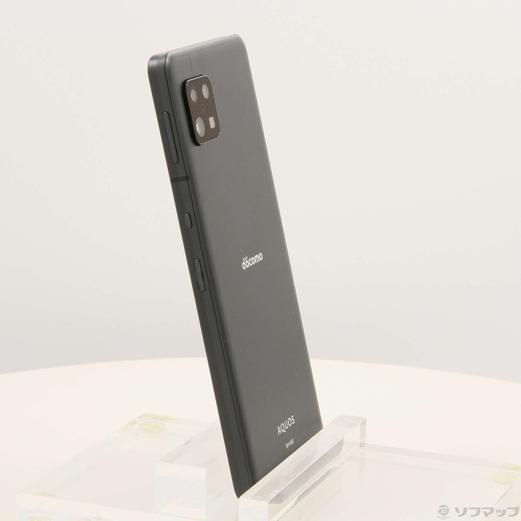 中古】AQUOS sense6 64GB ブラック SH-54B docomoロック解除SIMフリー