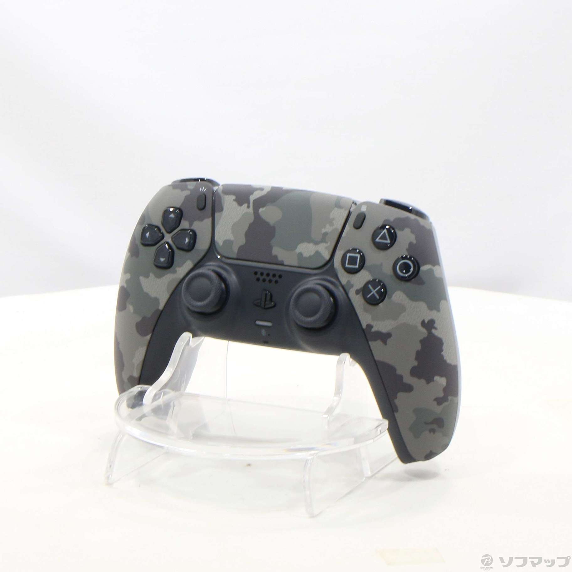 〔展示品〕 DualSense ワイヤレスコントローラー グレー カモフラージュ 【PS5】