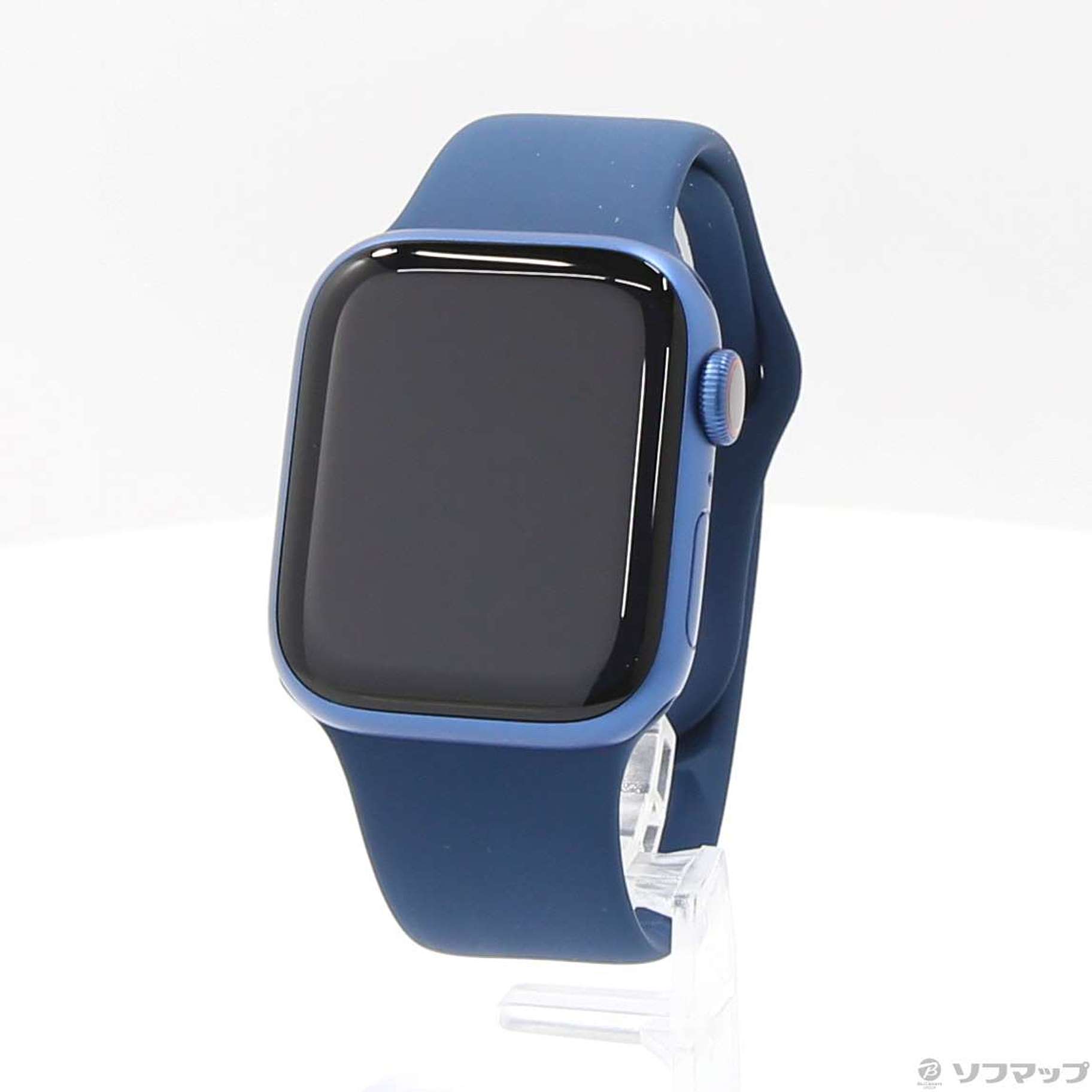 〔展示品〕 Apple Watch Series 7 GPS + Cellular 41mm ブルーアルミニウムケース アビスブルースポーツバンド