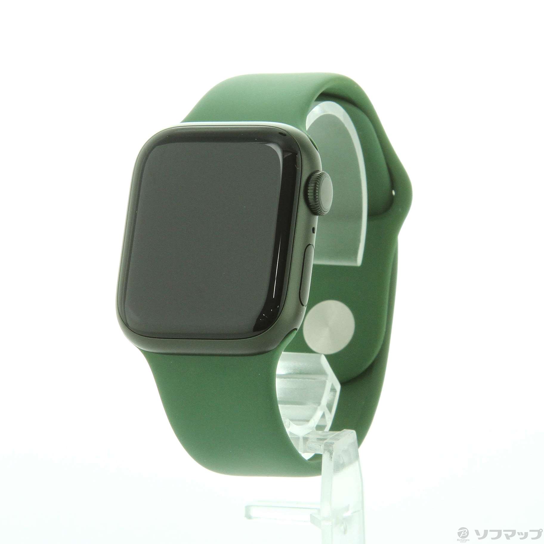 〔展示品〕 Apple Watch Series 7 GPS 41mm グリーンアルミニウムケース クローバースポーツバンド