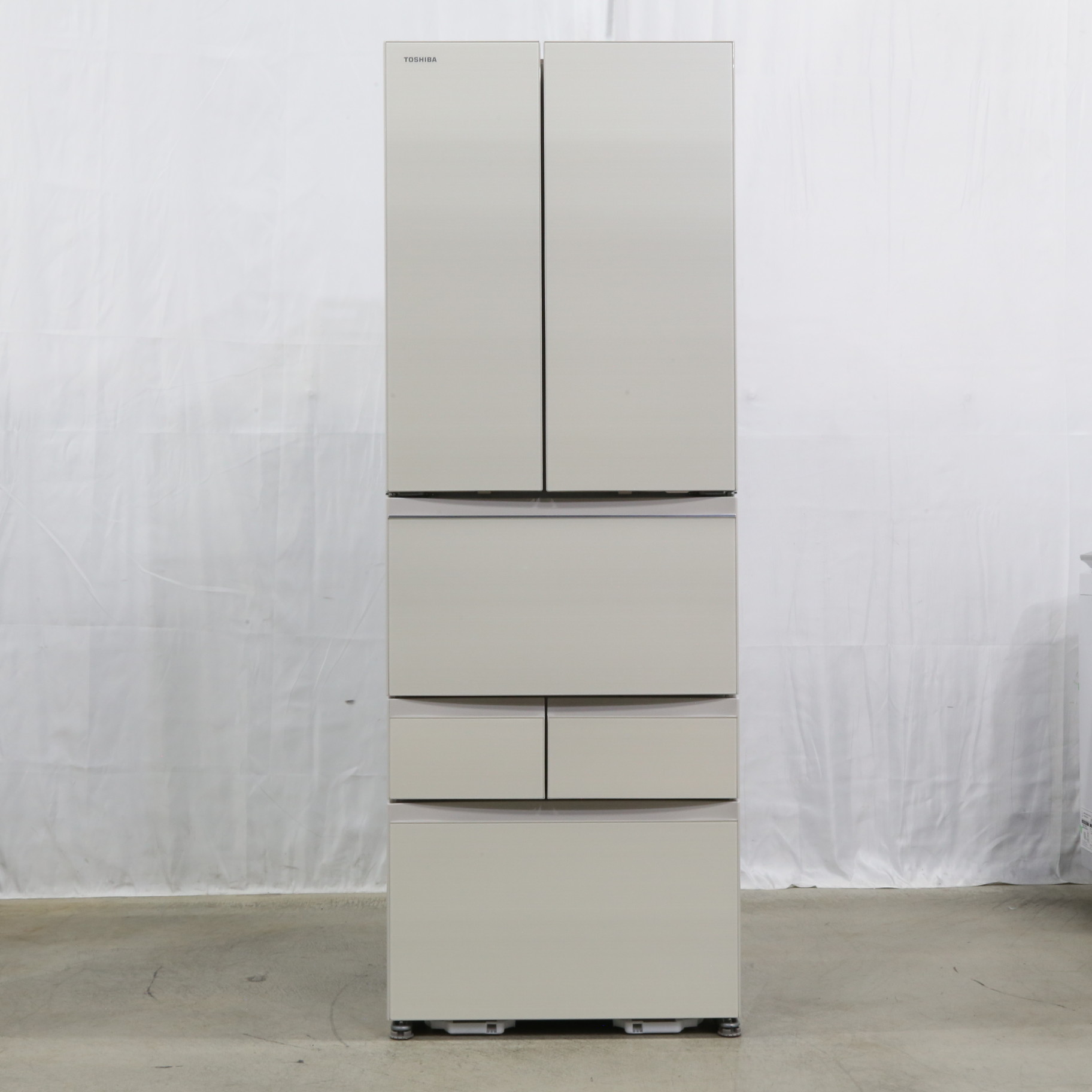 中古】〔展示品〕 冷蔵庫 グレインアイボリー GR-V510FZ(UC 中古】〔展示品〕 冷蔵庫 グレインアイボリー GR-V510FZ(UC