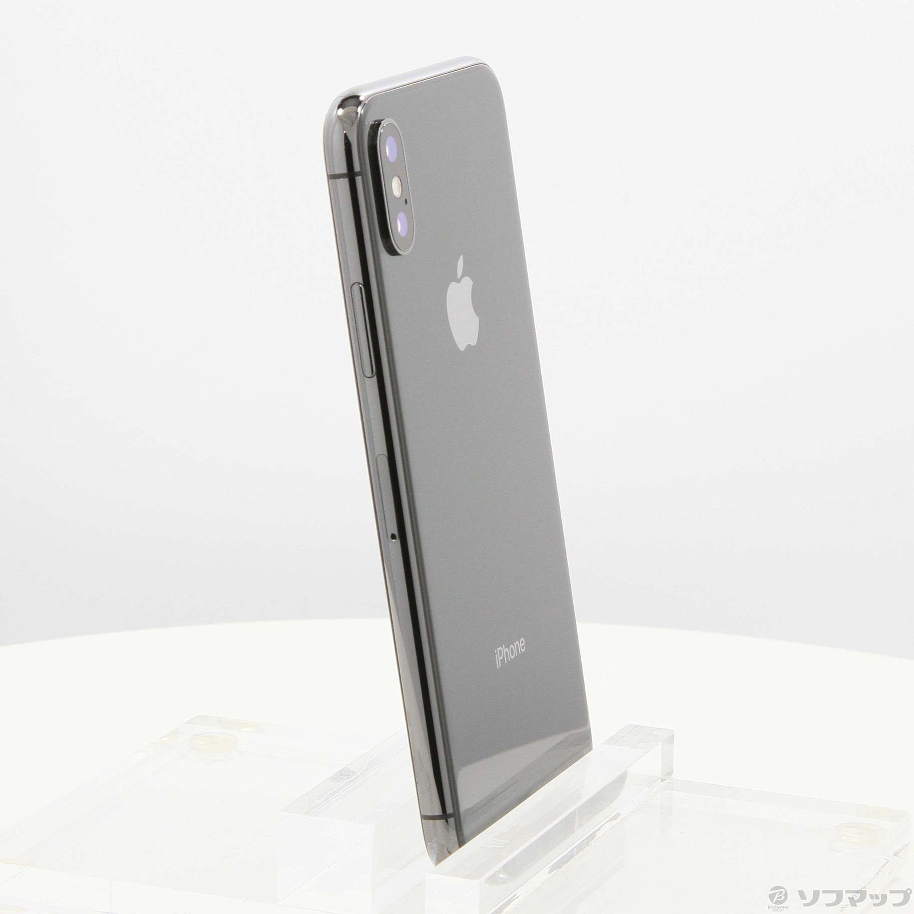 中古】iPhoneX 64GB スペースグレイ MQAX2J／A SoftBank