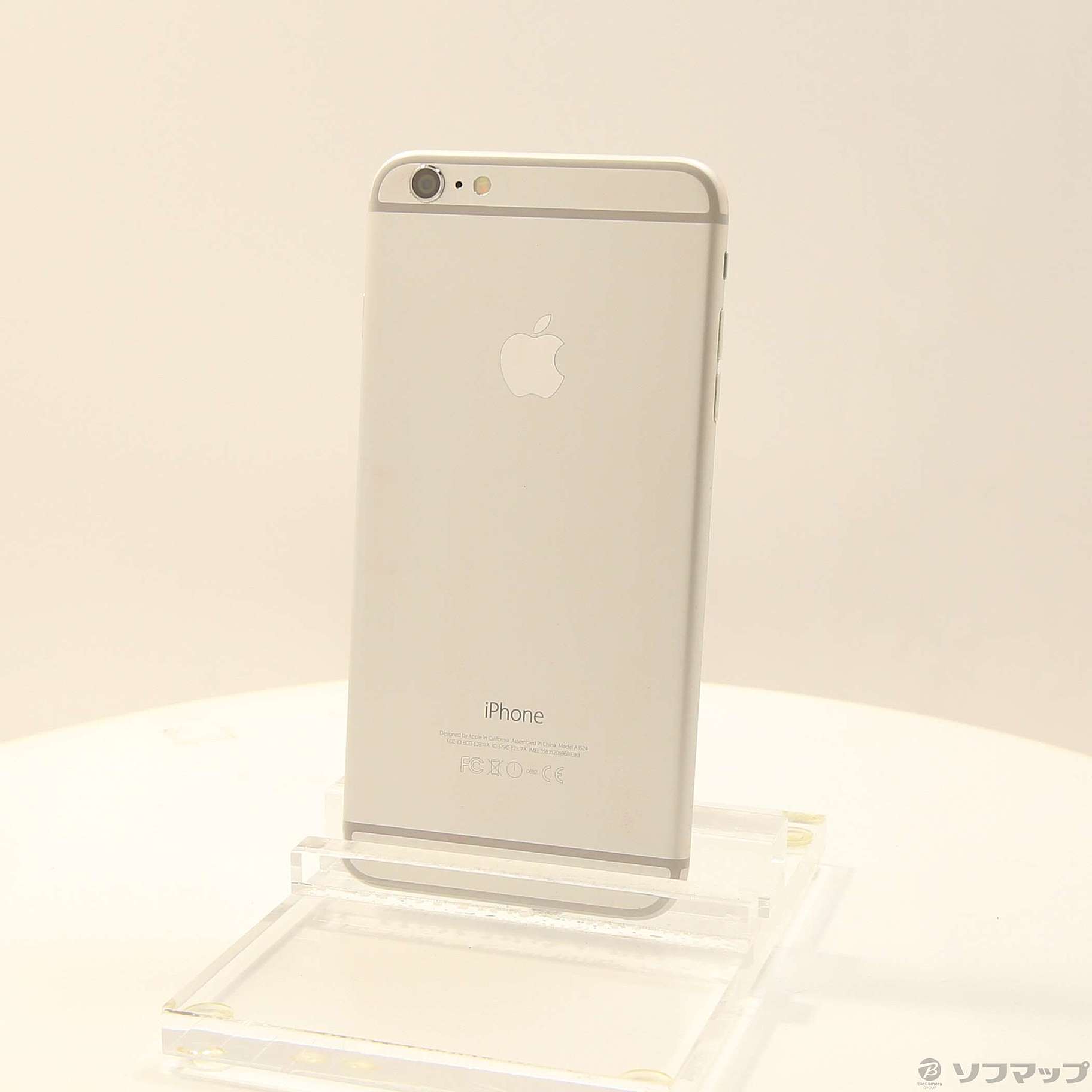 中古】iPhone6 Plus 64GB シルバー MGAJ2J／A SoftBank [2133049138644