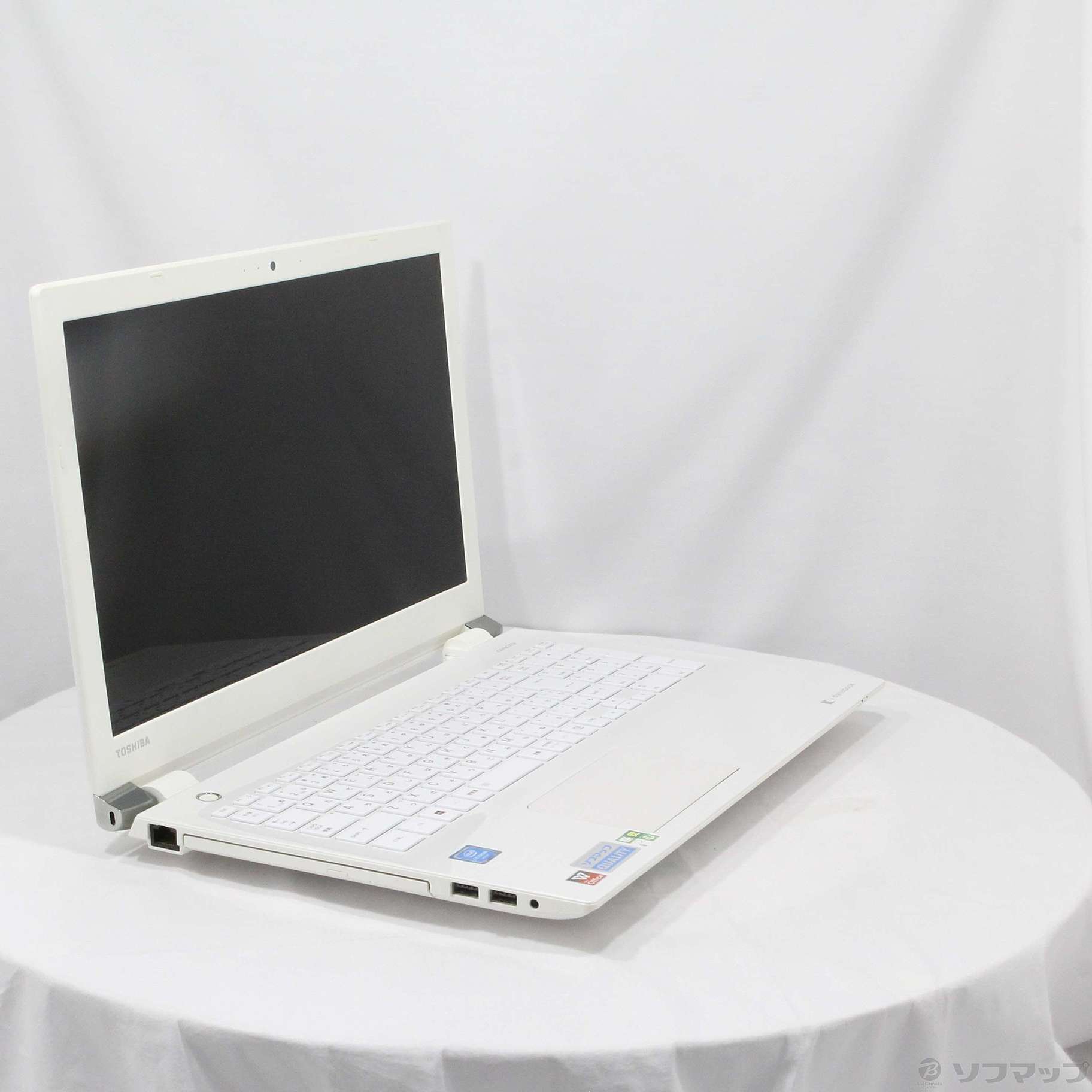 中古】格安安心パソコン dynabook T45／AW PT45AWP-SJA2 リュクス 