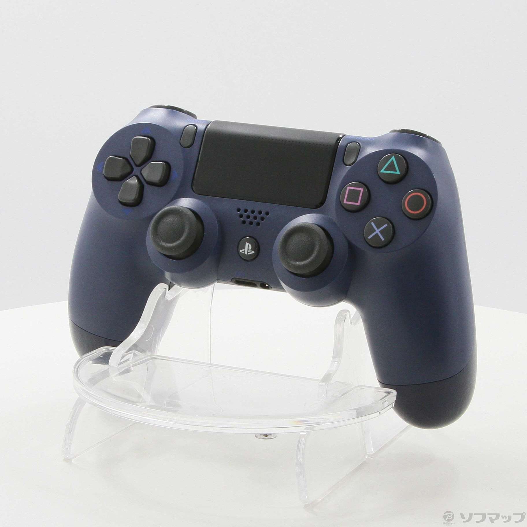 中古】ワイヤレスコントローラー DUALSHOCK4 ミッドナイト・ブルー