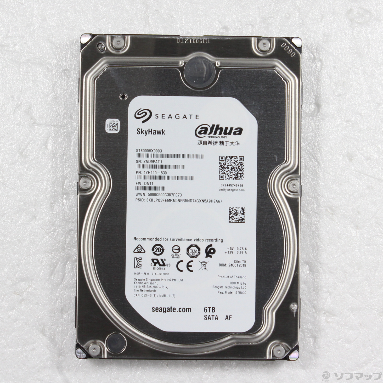 【中古】ST6000VX0003 [2133049145222] - リコレ！|ビックカメラグループ ソフマップの中古通販サイト