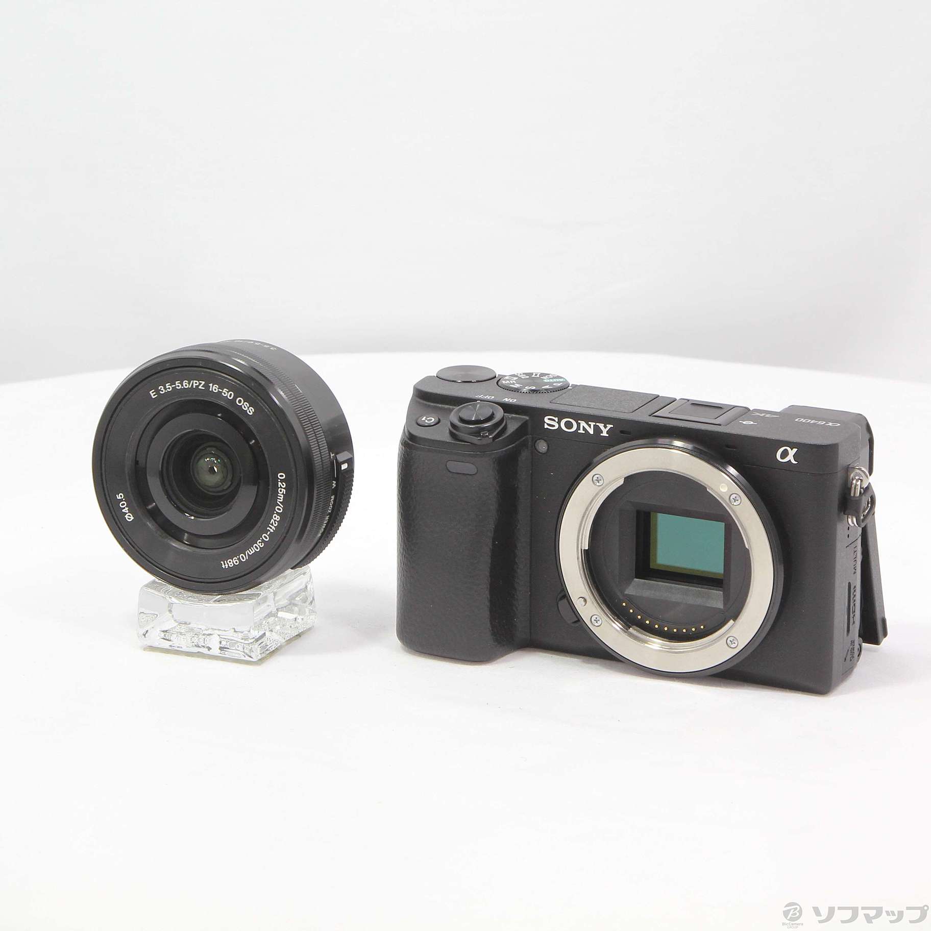 中古】α6400 ILCE-6400L パワーズームレンズキット ブラック