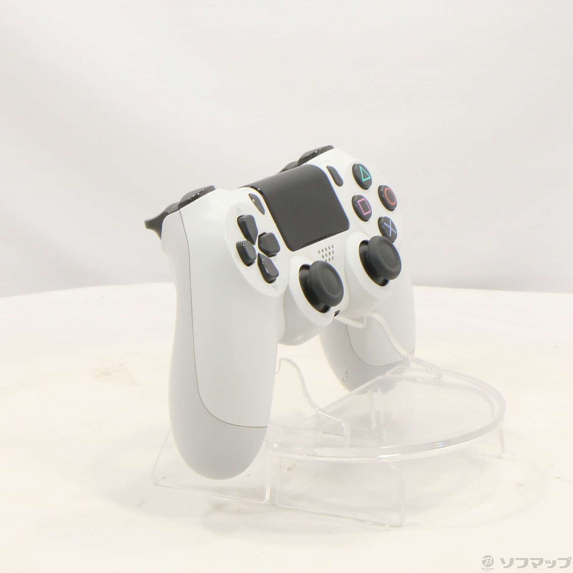 中古】ワイヤレスコントローラー DUALSHOCK4 グレイシャー・ホワイト