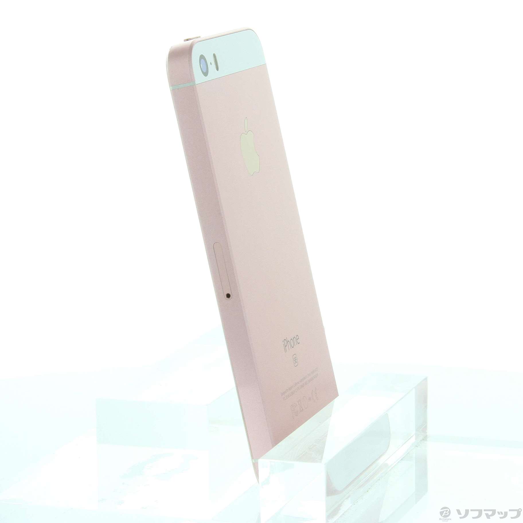 【美品】iPhone SE 32GB MP852J/A ローズゴールド ムスビー｜iPhoneSE 32GB ローズゴールド MP852J/A SoftBank版SIM