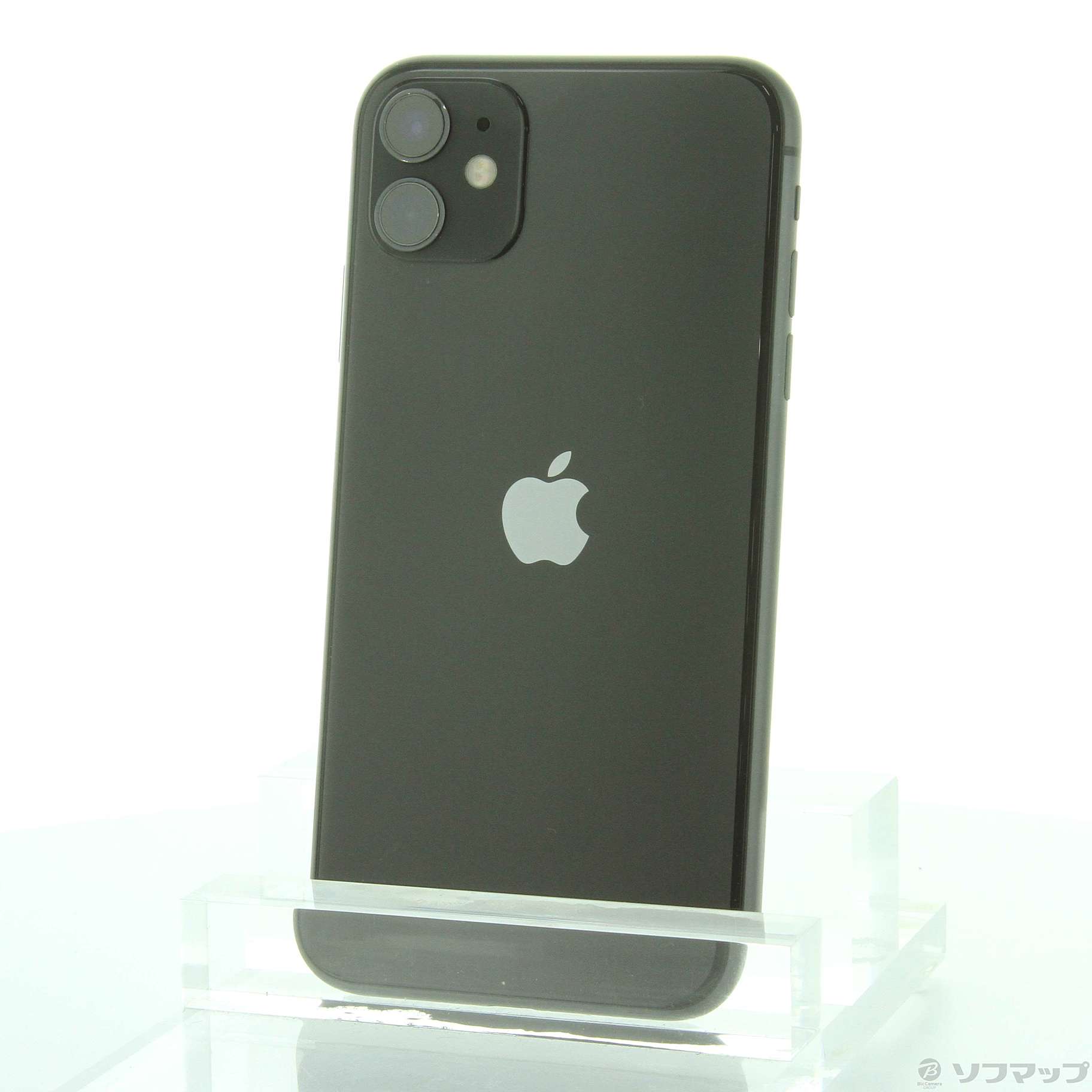 中古】iPhone11 64GB ブラック MWLT2J／A SIMフリー [2133049154309